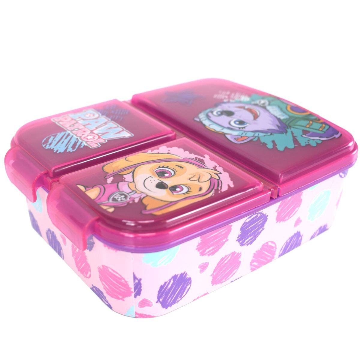 Lunchbox Brotdose für Kinder mit 3 Fächern verschiedene Motive