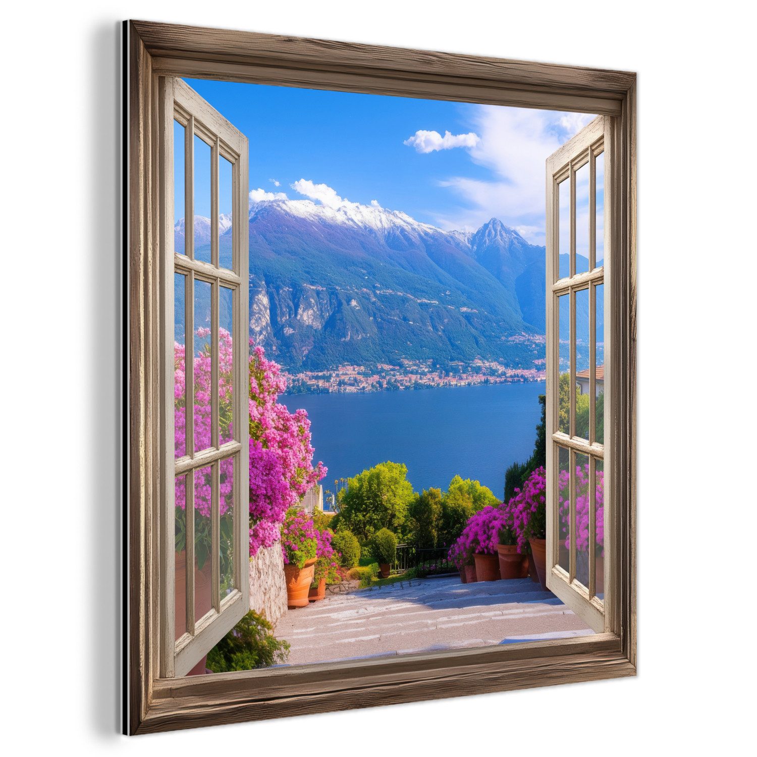 MuchoWow Metallbild Durchblick - Berg - günstig online kaufen