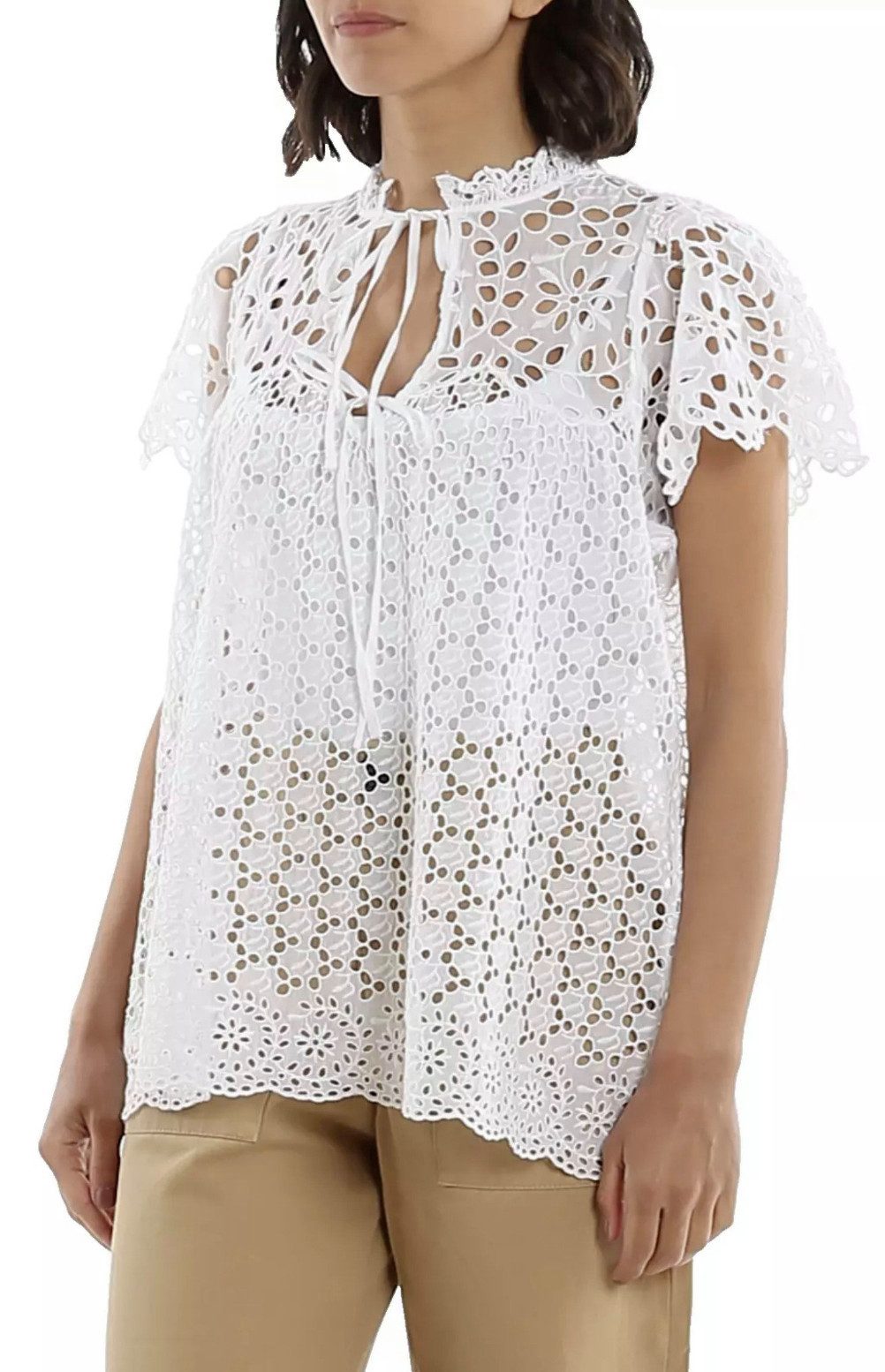 Polo Ralph Lauren Blusentop Broderie Anglaise günstig online kaufen
