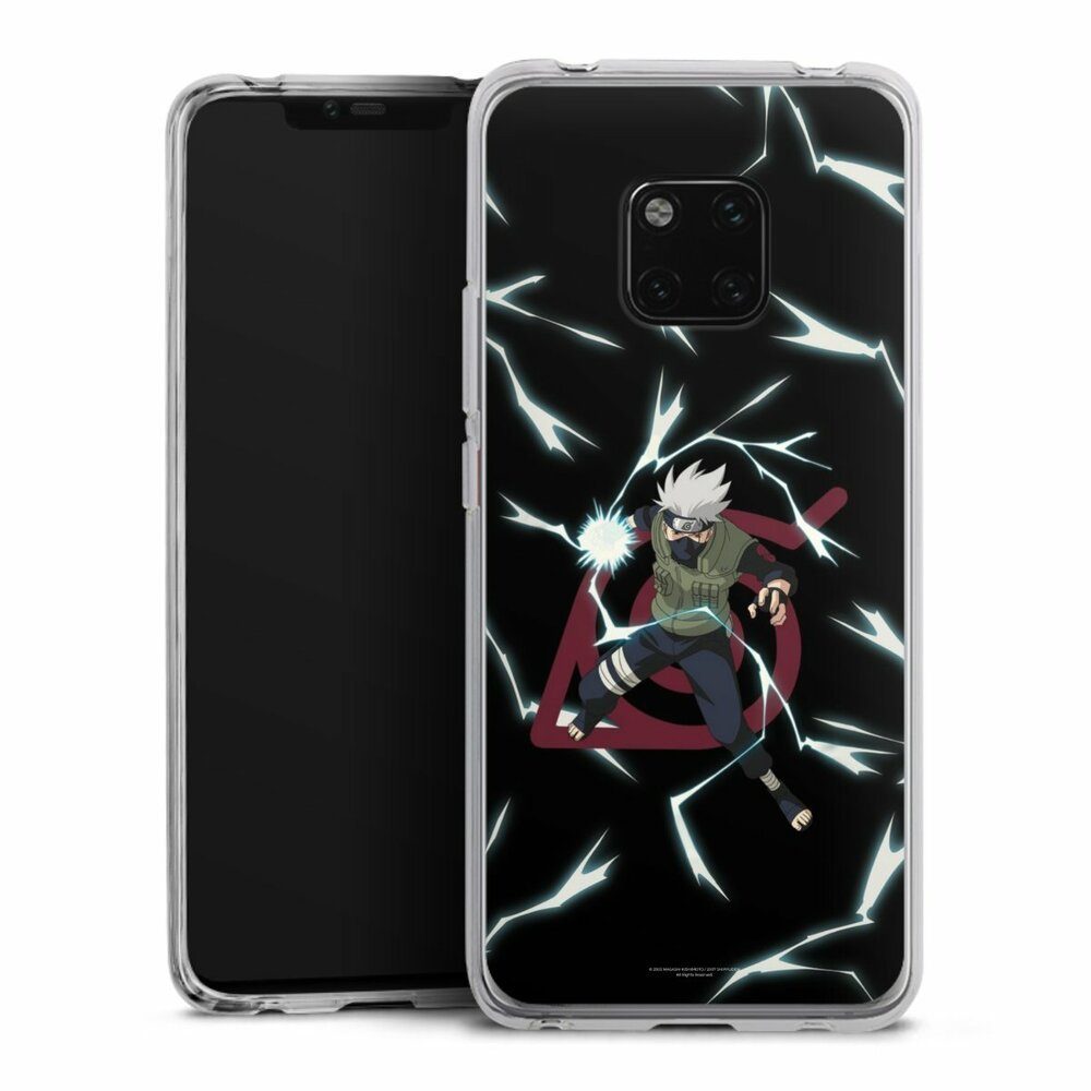 DeinDesign Handyhülle Kakashi Naruto Shippuden Offizielles Lizenzprodukt Kakashi Raikiri, Huawei Mate 20 Pro Silikon Hülle Bumper Case Handy Schutzhülle