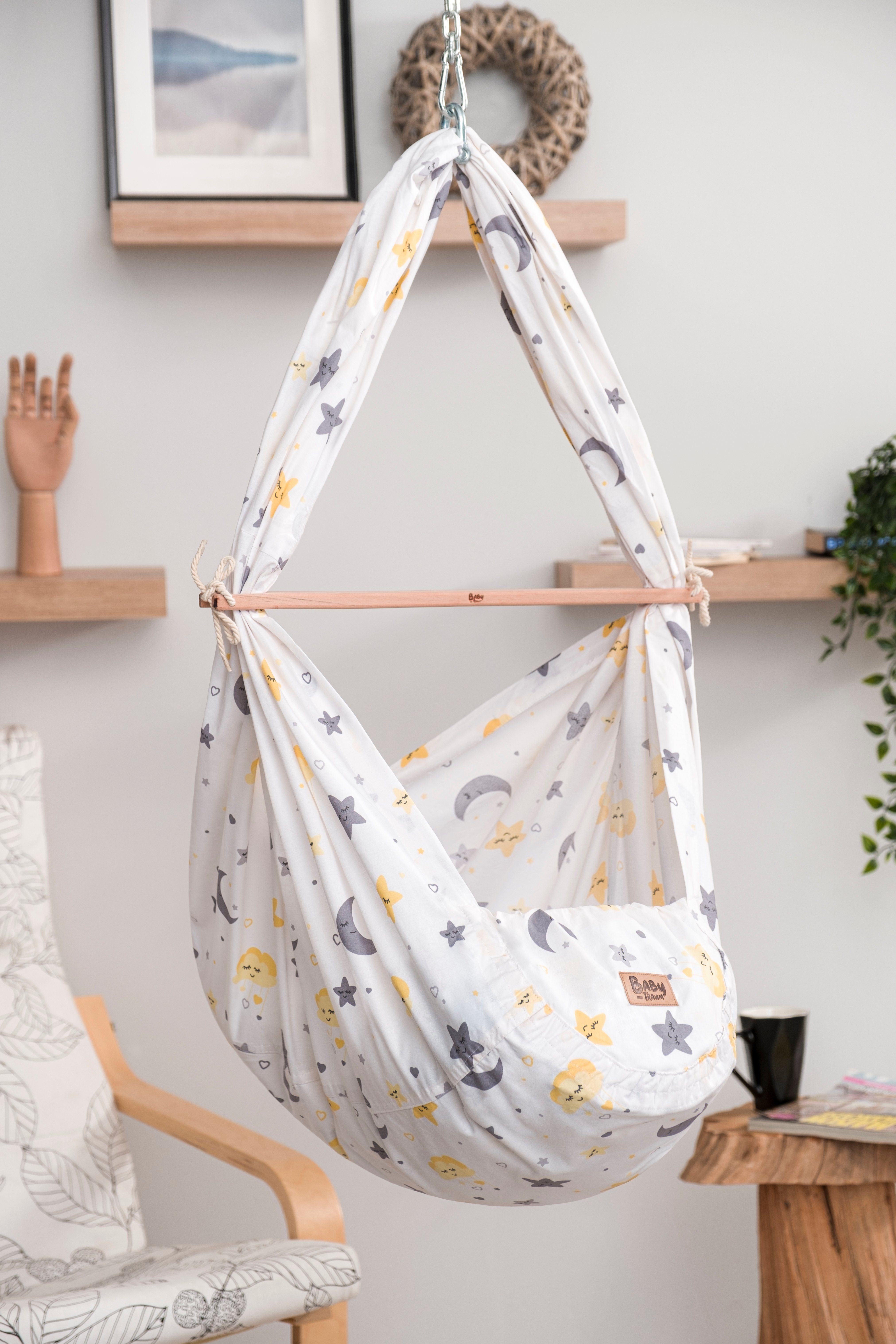 TeppichHome24 Federwippe BT003*Mond