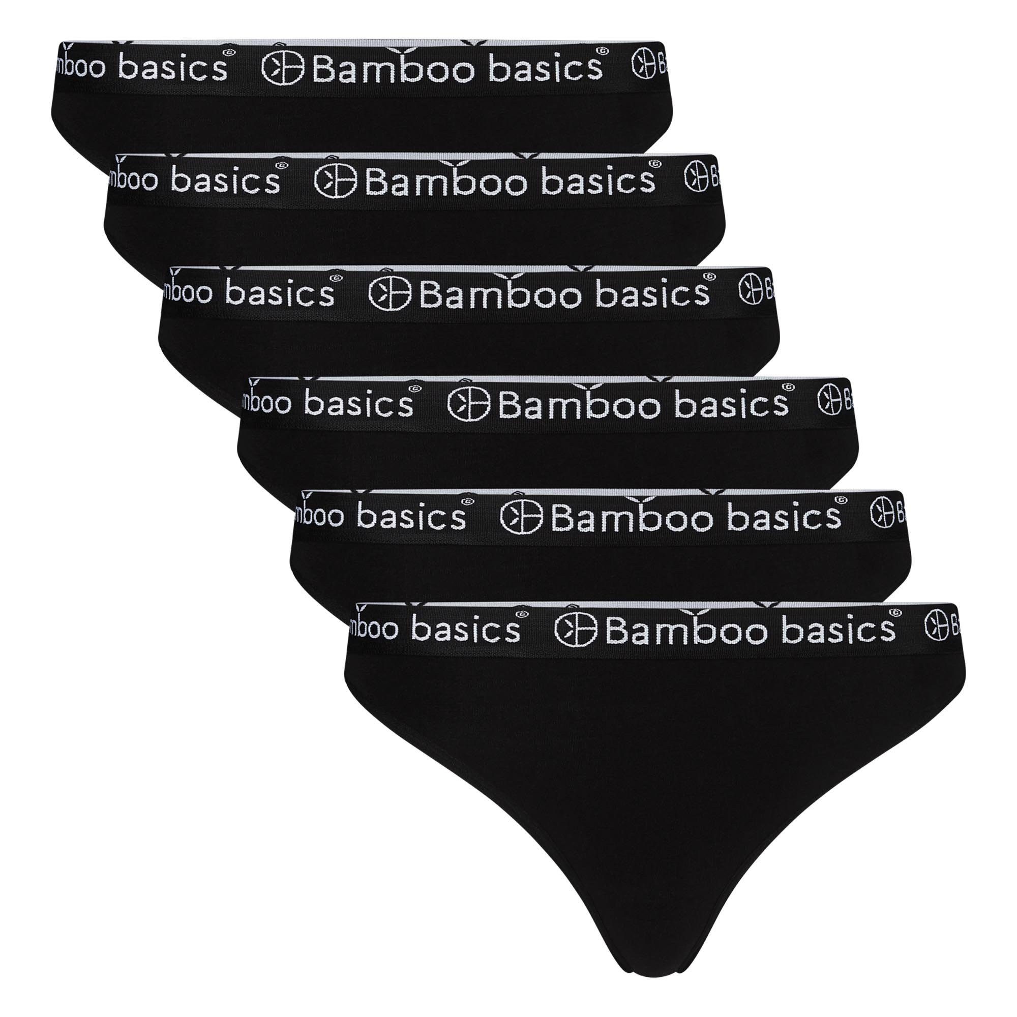 Bamboo basics String Damen String 6er Pack Viskose EMMA (Packung, 6er Pack)