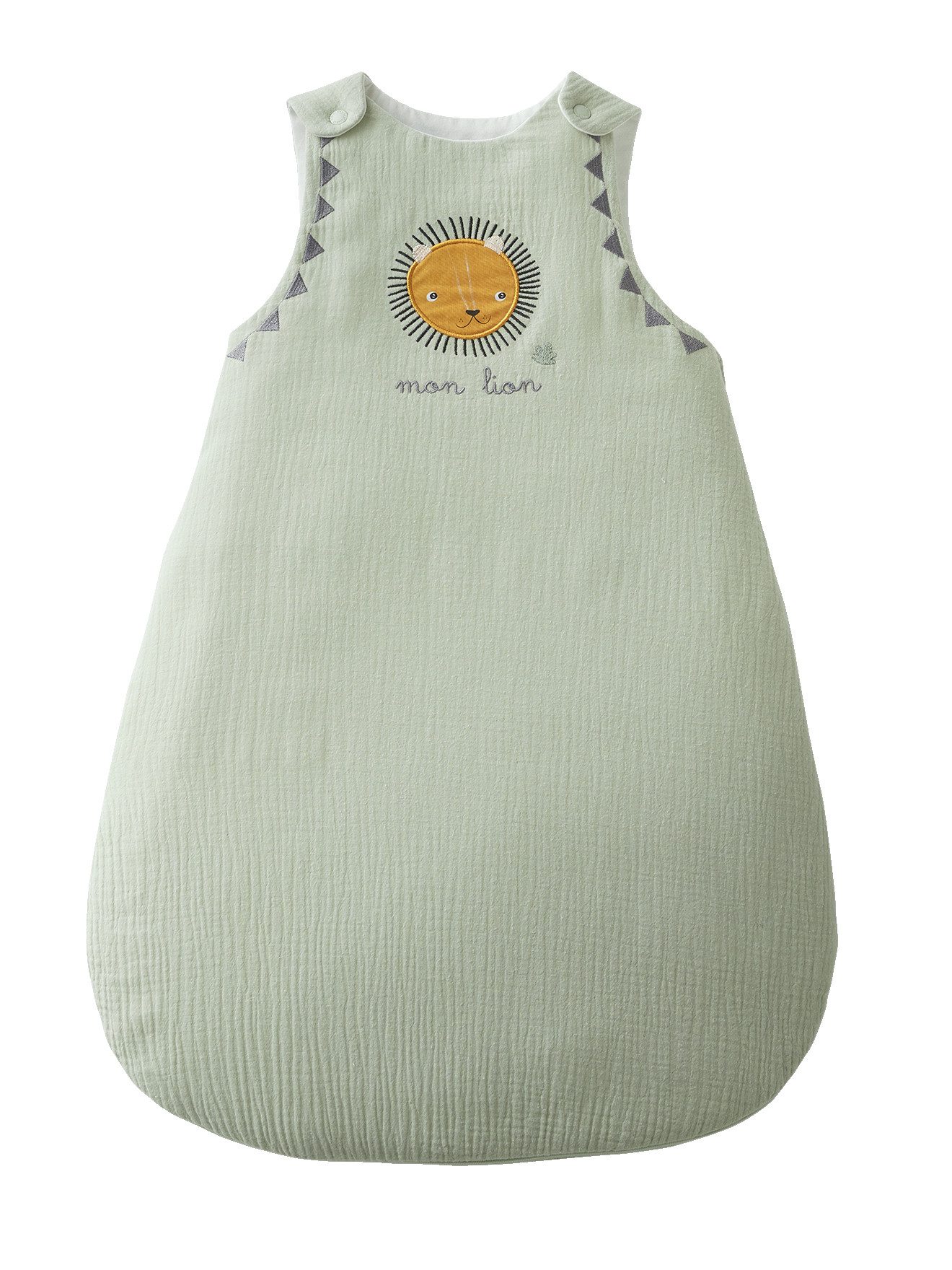 vertbaudet Babyschlafsack Ärmelloser Baby Schlafsack TANSANIA, Sommerschlafsack, 2,5 TOG