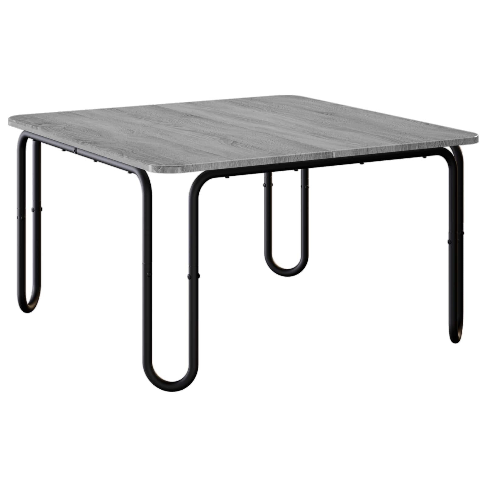 vidaXL Couchtisch Couchtisch Grau Sonoma 59 x 59 x 45 cm Holzwerkstoff (1-St)
