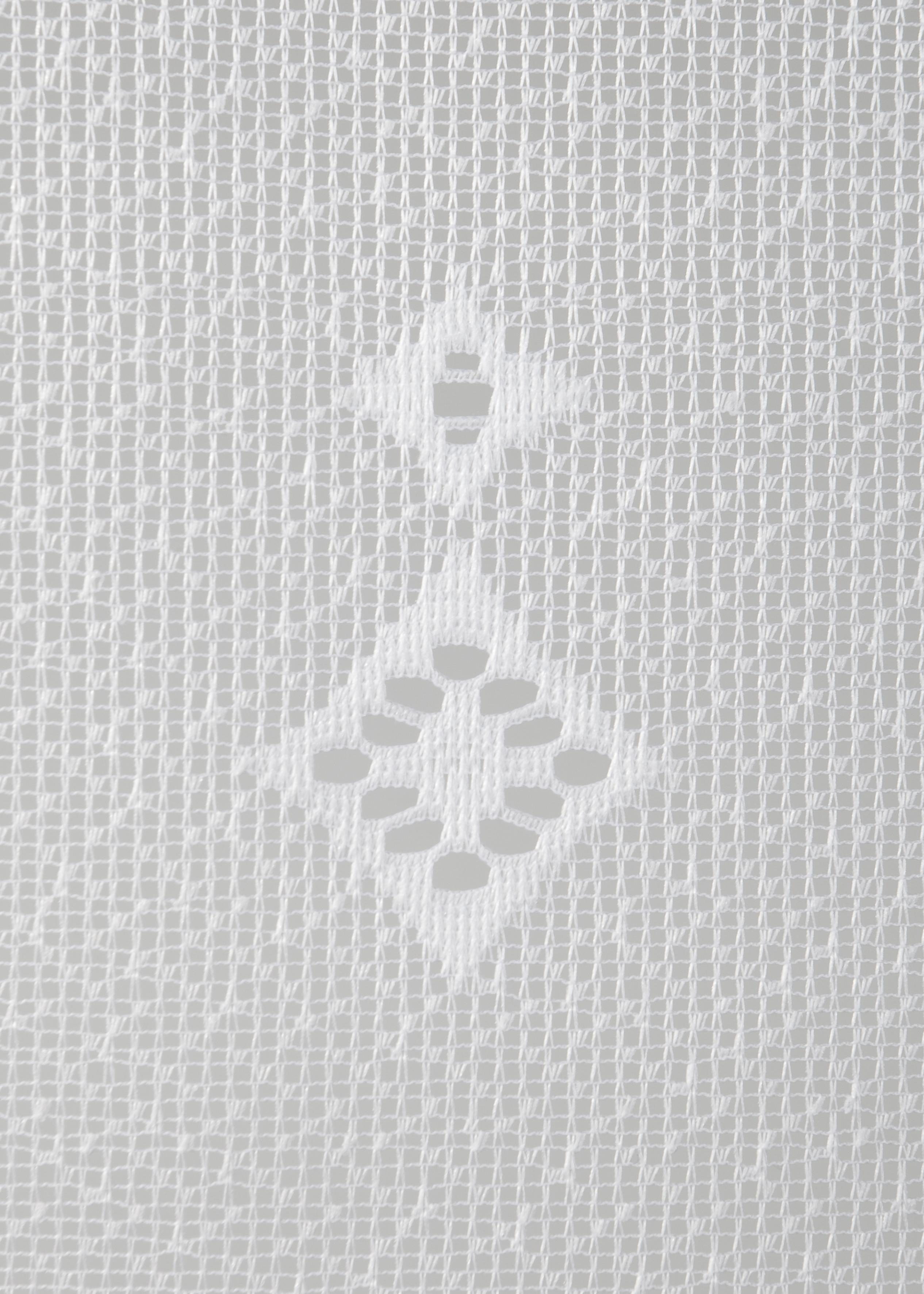 Weckbrodt Gardine Wien (1 St), Kräuselband, halbtransparent, Jacquard, Jacquard, strukturiert, Allover,floral,halbtransparent, Bordüre, Store – Bild 5 von 5