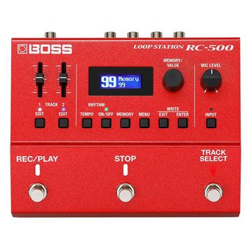 Boss by Roland E-Gitarre Boss RC-500 Looper Pedal mit Gitarrenkabel 3m