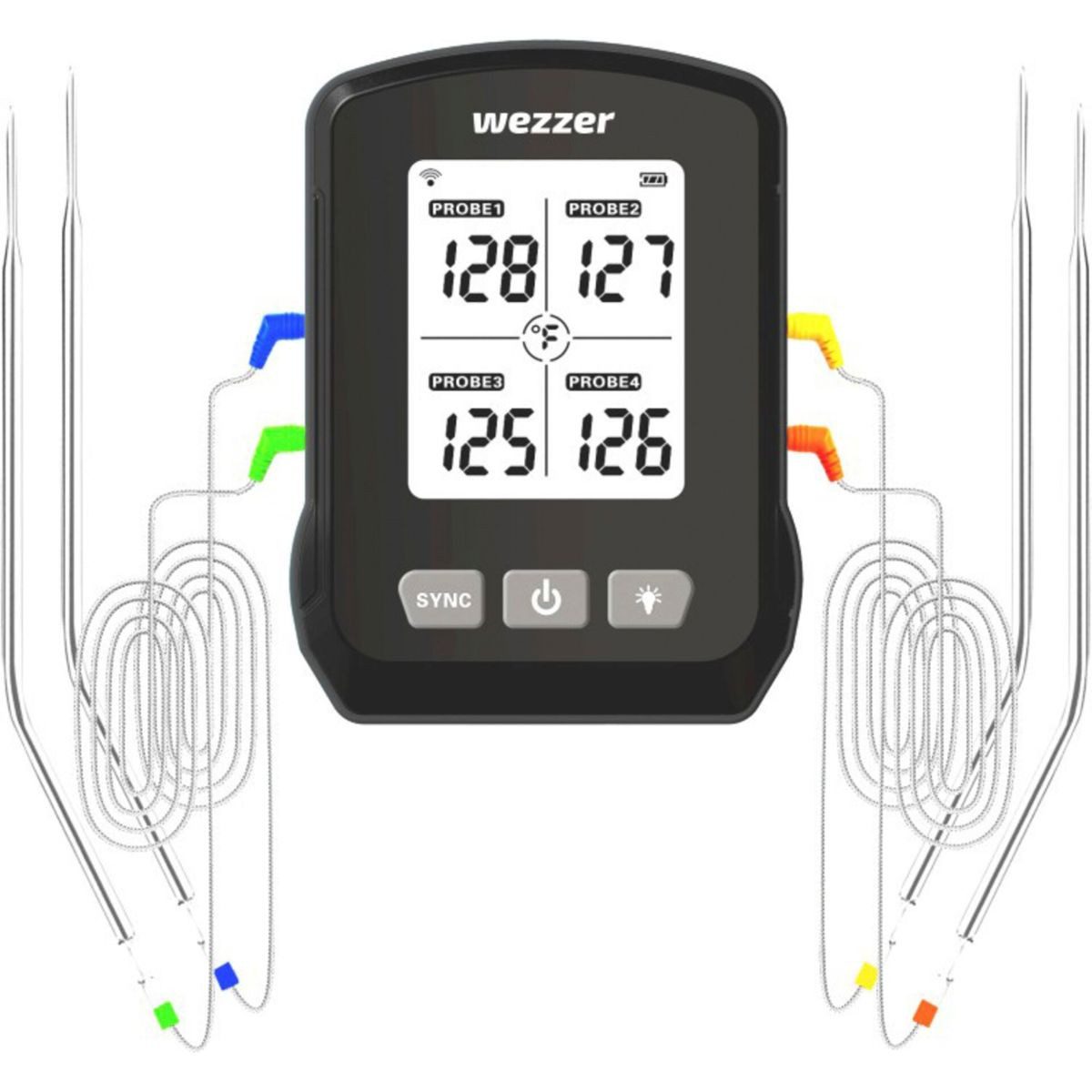Grillthermometer Wezzer Cook MT90 Küchenthermometer