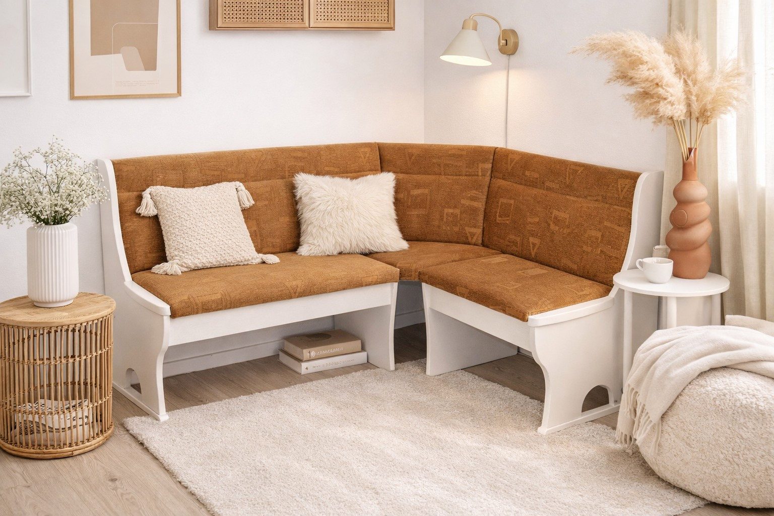 moebel-direkt-online Eckbank Truheneckbank 165x125 cm Stellmaß
