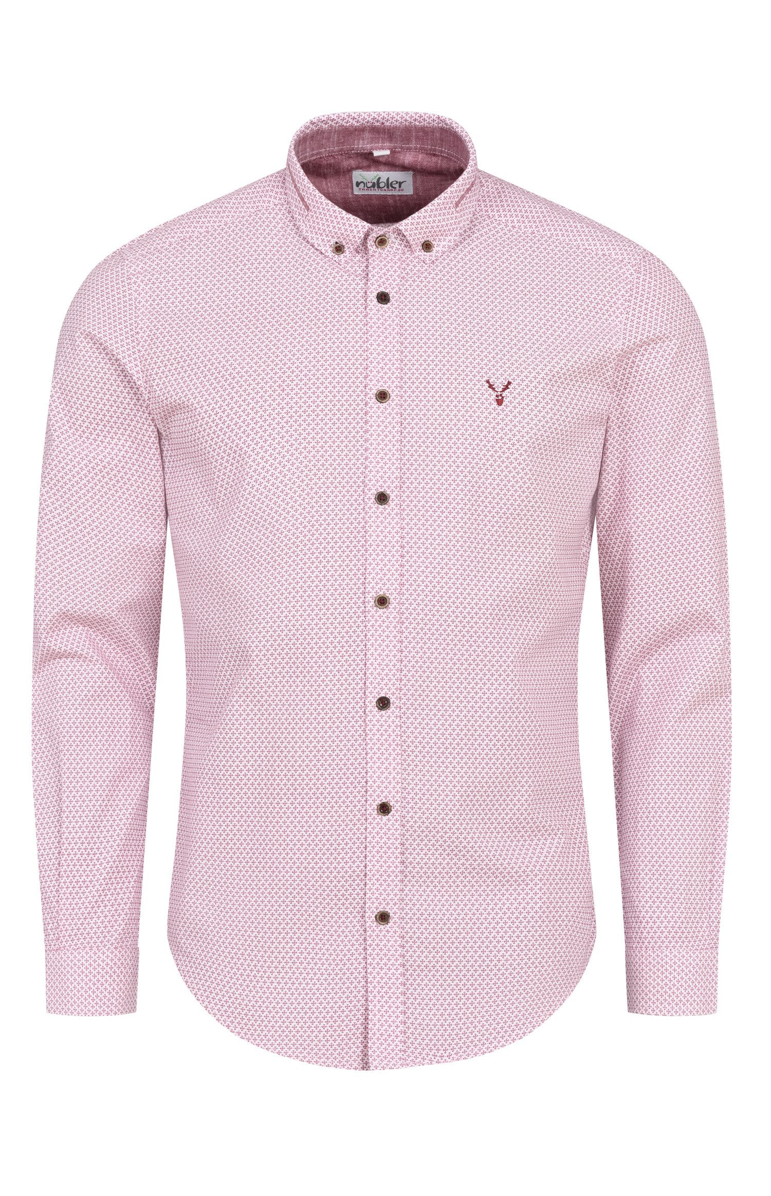 Nübler Trachtenhemd Trachtenhemd Perez in Rot von Nübler günstig online kaufen