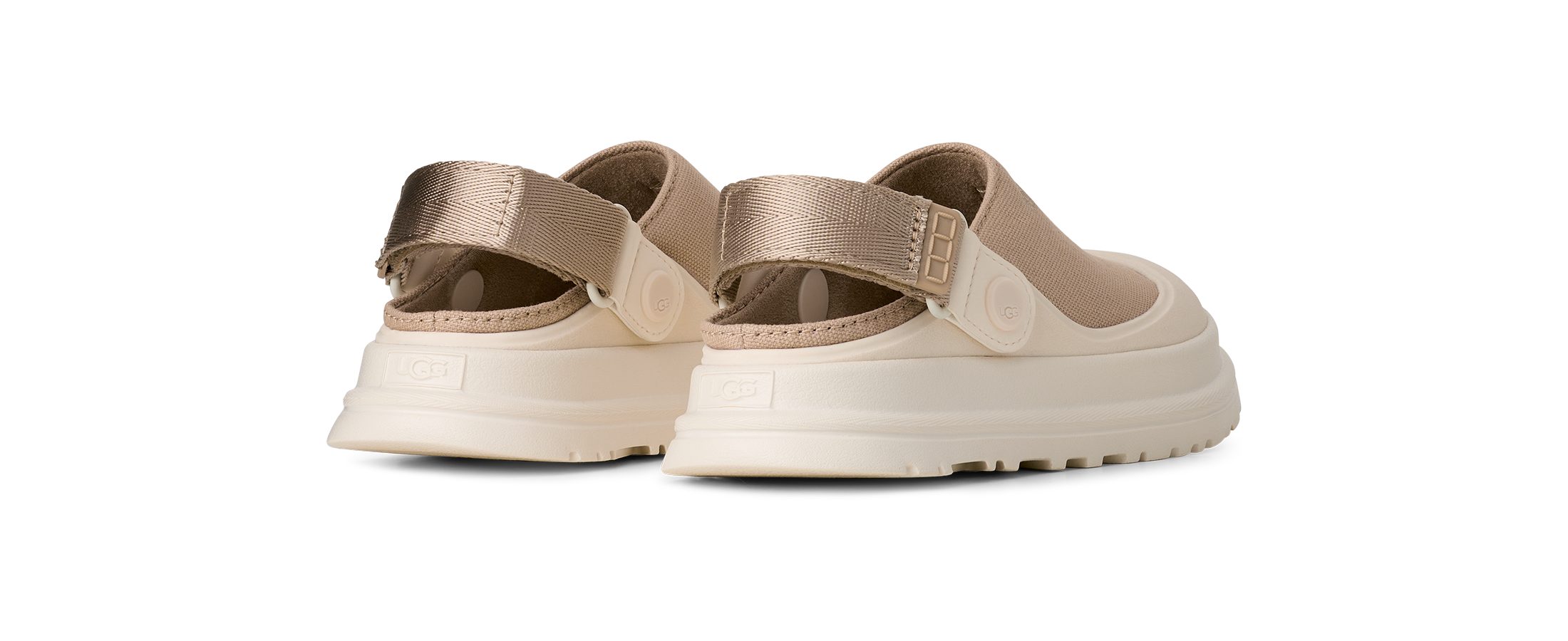 UGG GOLDENGLOW CANVAS CLOG Clog Mule, Sabot mit Klettverschluss