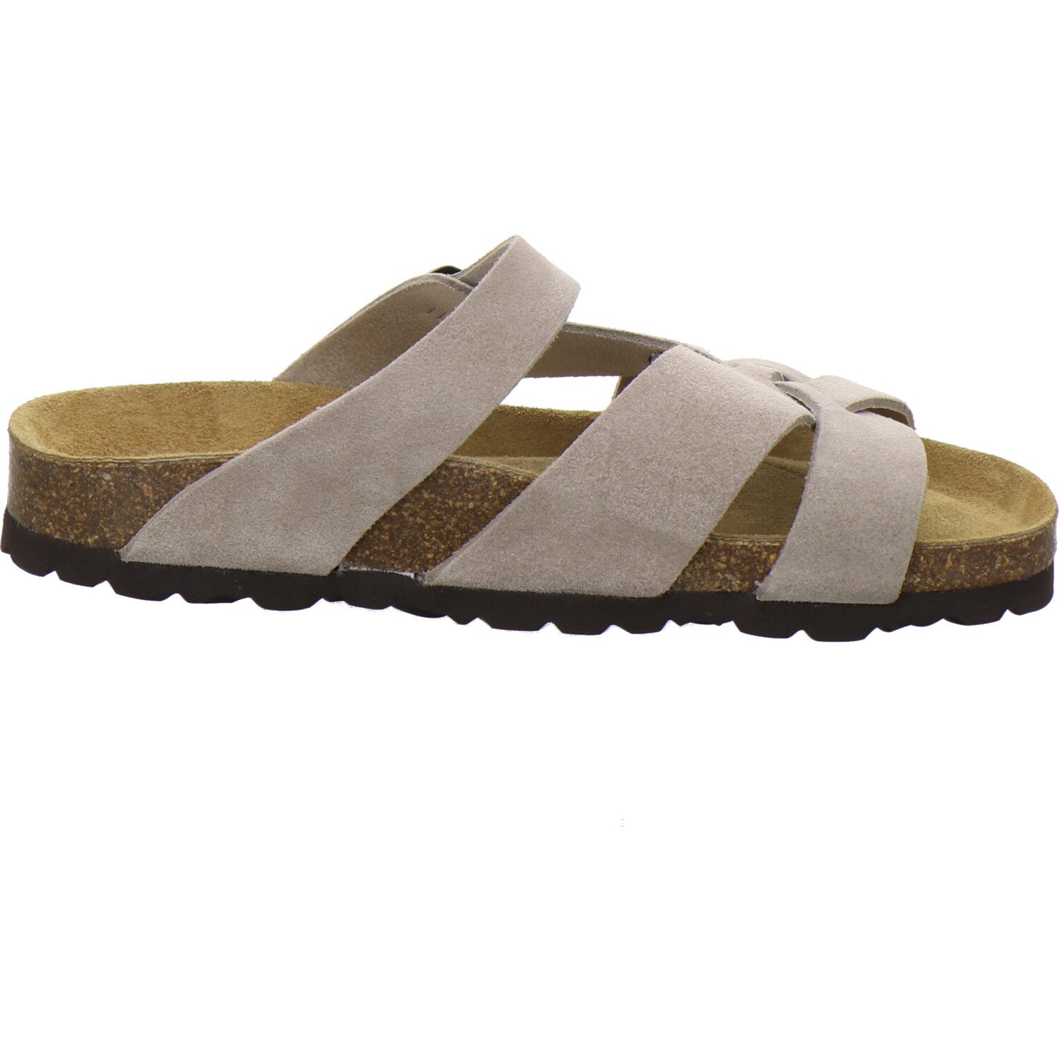 AFS-Schuhe 212274 Kralle Pantolette für Damen mit Fußbett, bequeme Sandalen aus Leder