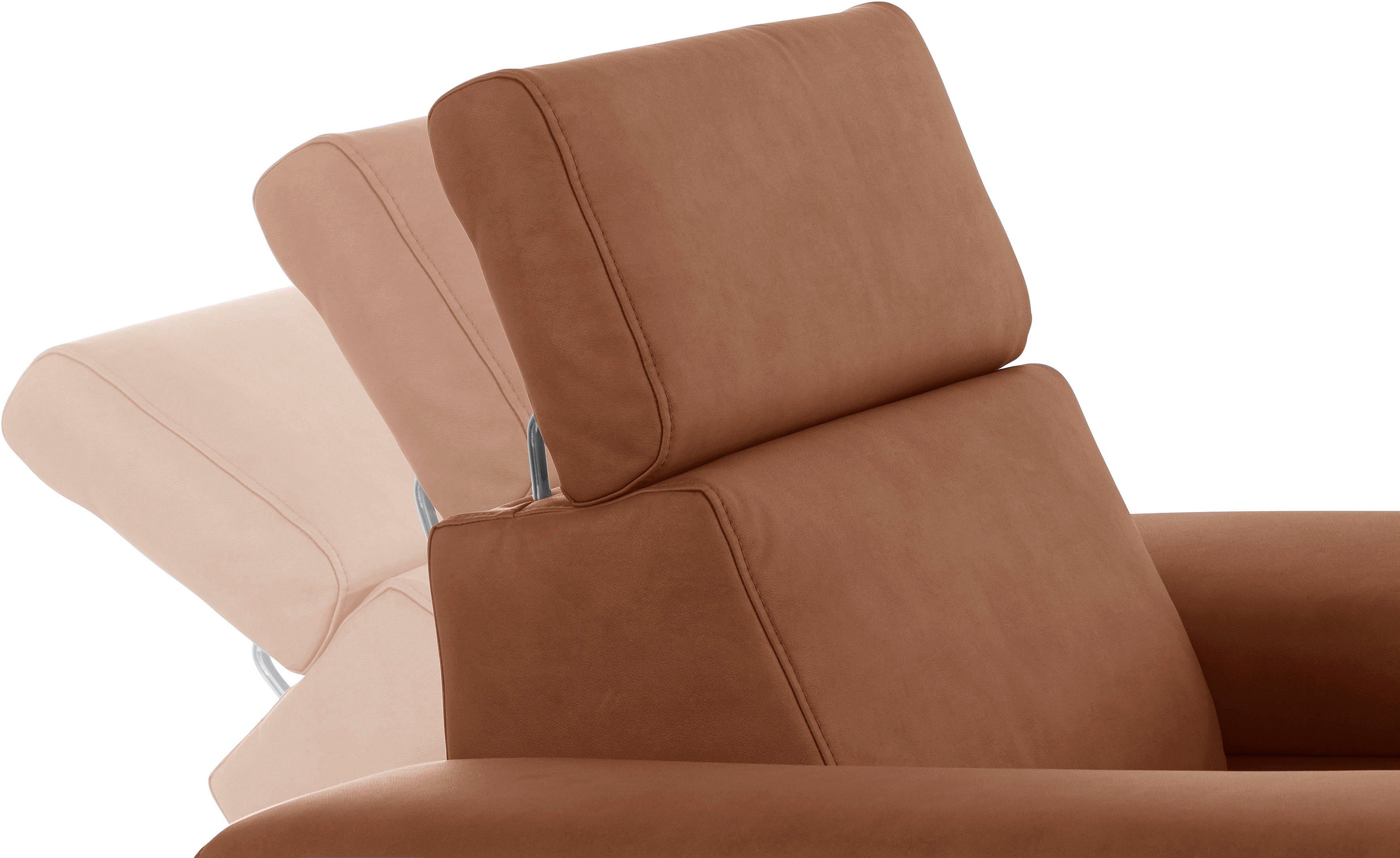 Luxus, mit Places of Sessel Trapino Lederoptik in wahlweise Rückenverstellung, Luxus-Microfaser Style