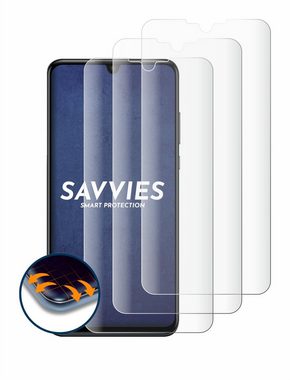Savvies Full-Cover Schutzfolie für Huawei P30 lite New Edition, Displayschutzfolie, 4 Stück, 3D Curved klar