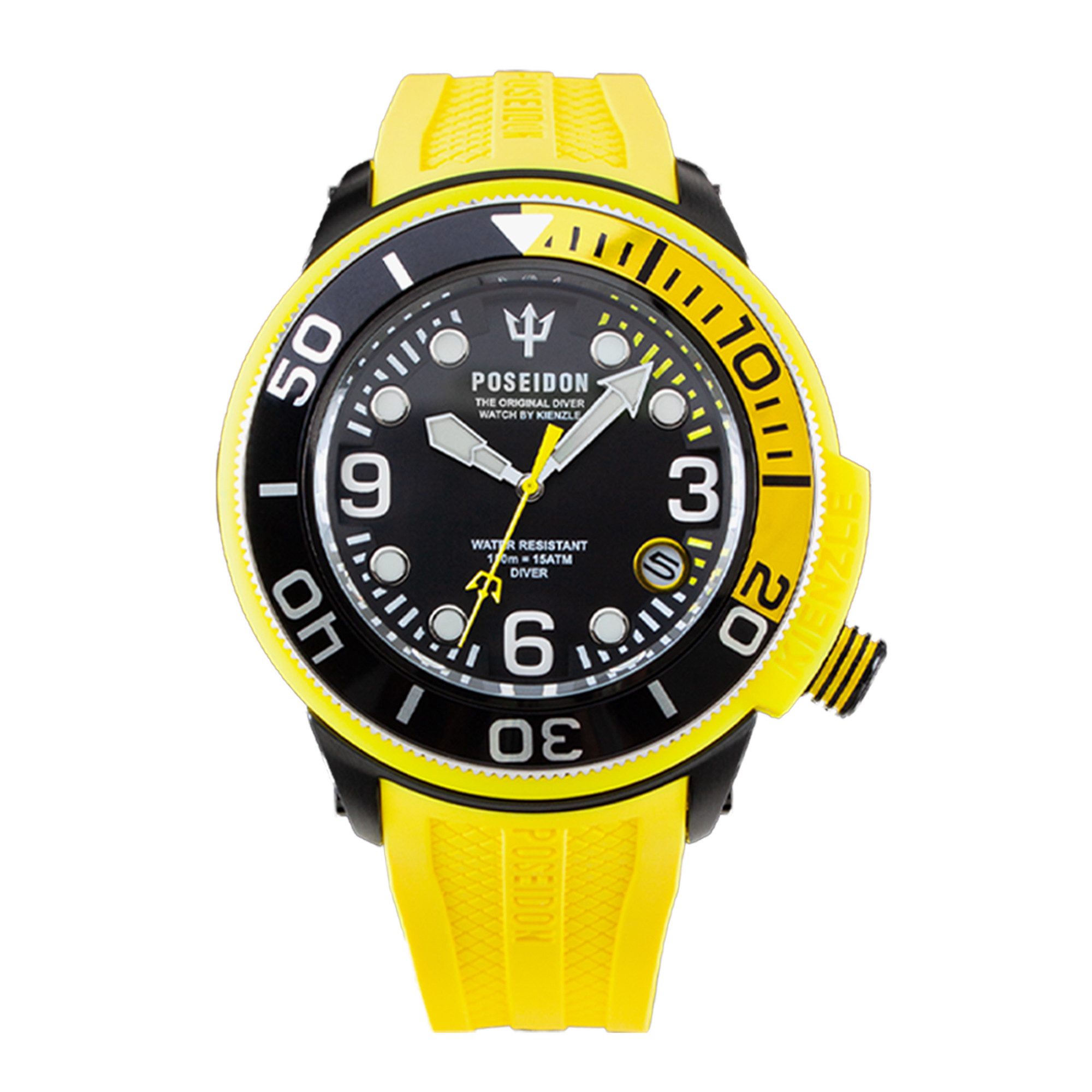 Kienzle Quarzuhr POSEIDON24 Quarz Armbanduhr Edelstahl gelb