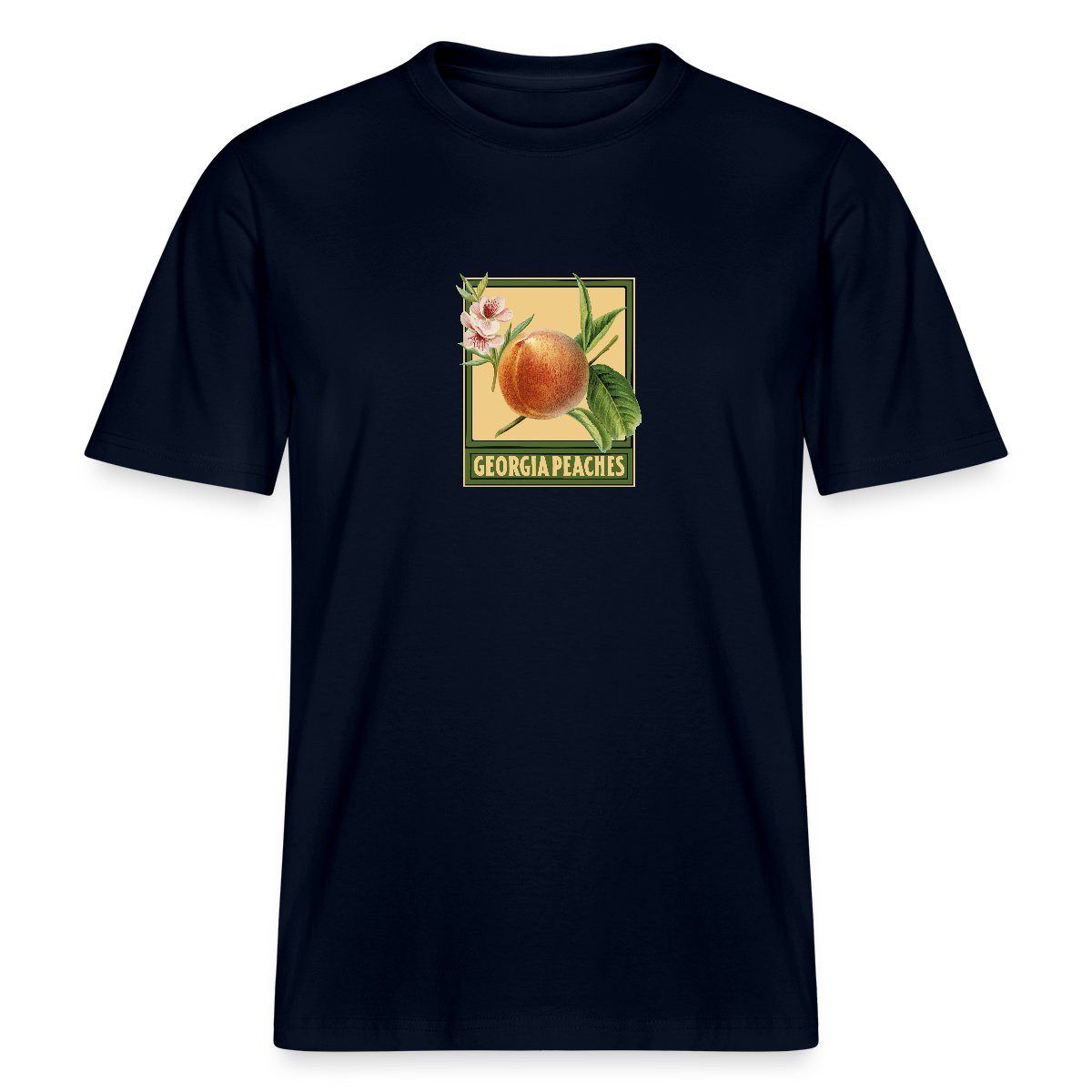 T-Shirt Sommer Pfirsich Früchte Mediterran Relaxed Fit Unisex T-Shirt