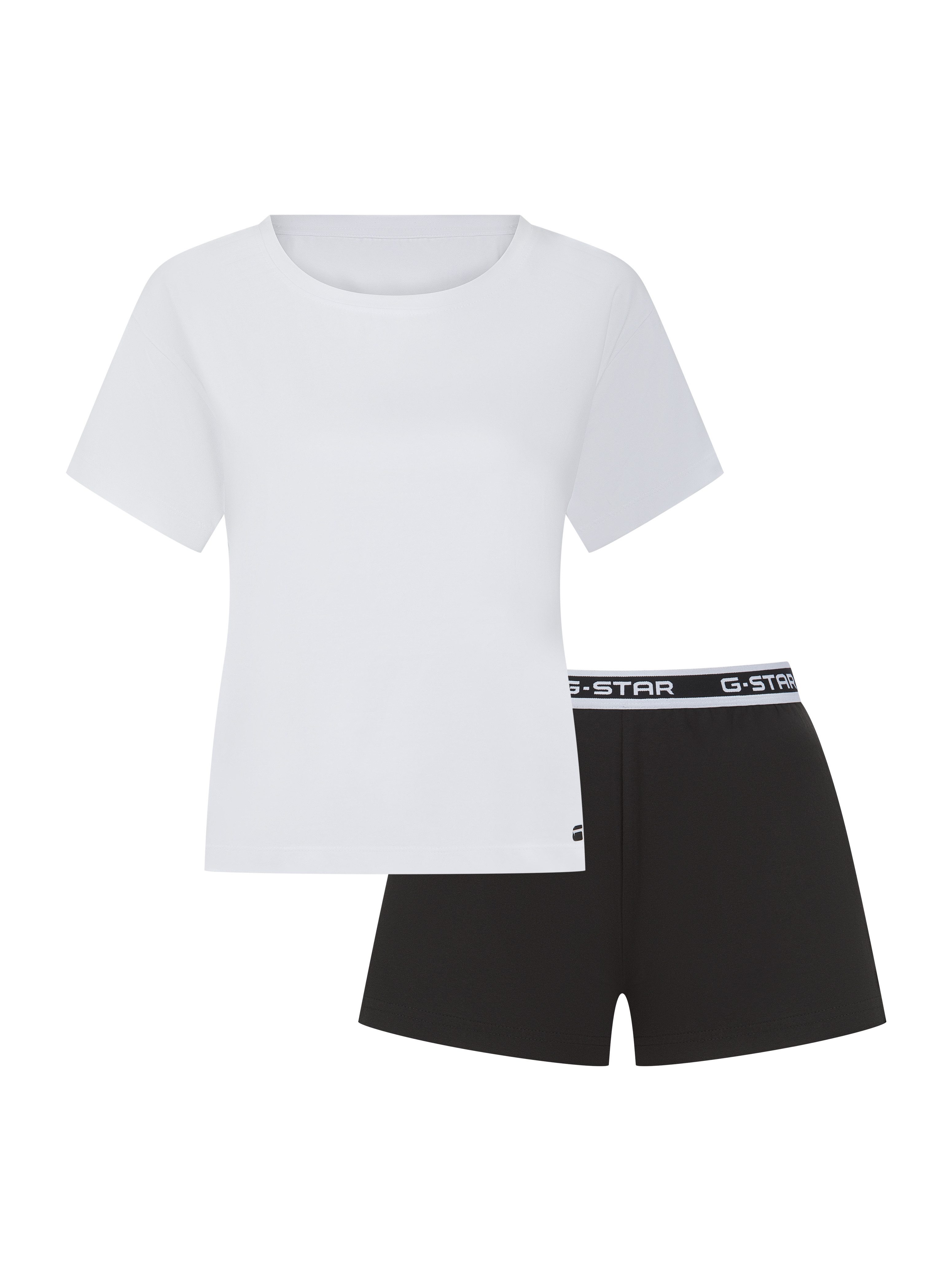 G-STAR Pyjama SUNSTONE, RELAXED TEE & SLEEP SHORTS SET (Set, 2 tlg) mit Mar günstig online kaufen