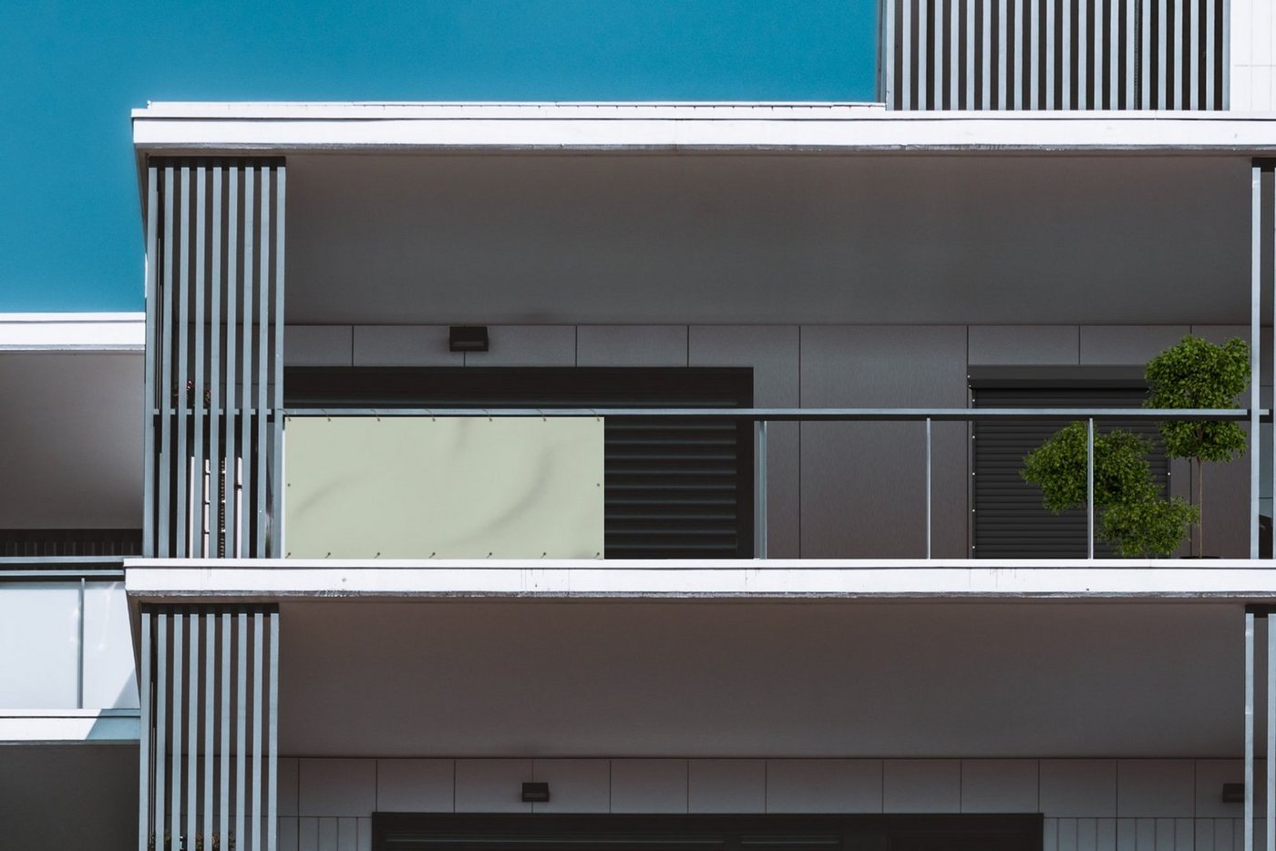 Thumbnail - MuchoWow Balkonsichtschutz Mintgrün - Unifarben (1-St) Balkon Sichtschutz 90x200, Windschutz für Zaun PVC, 200x90 cm