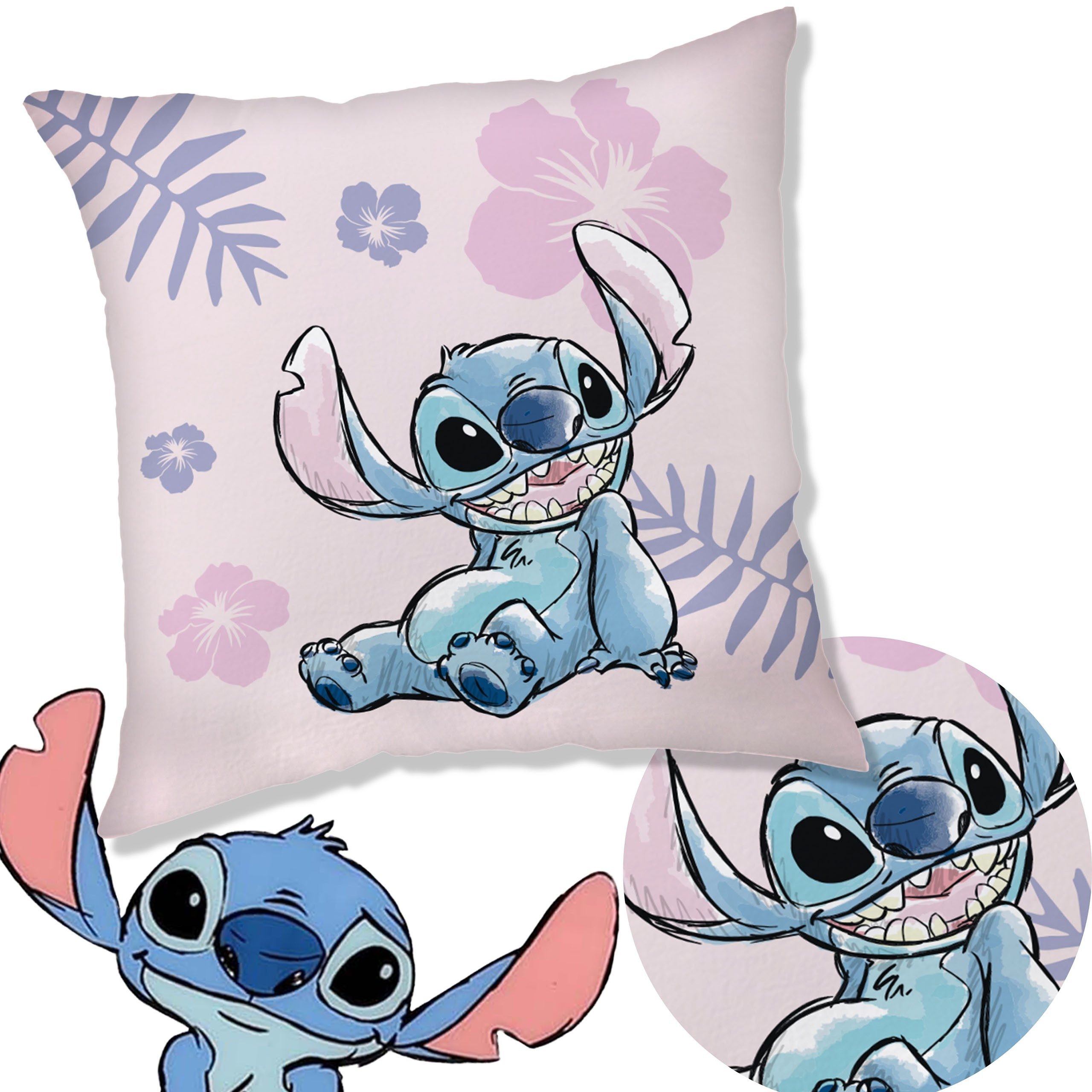 Sarcia.eu Zierkissen DISNEY Stitch quadratisches, Dekorationskissen günstig online kaufen