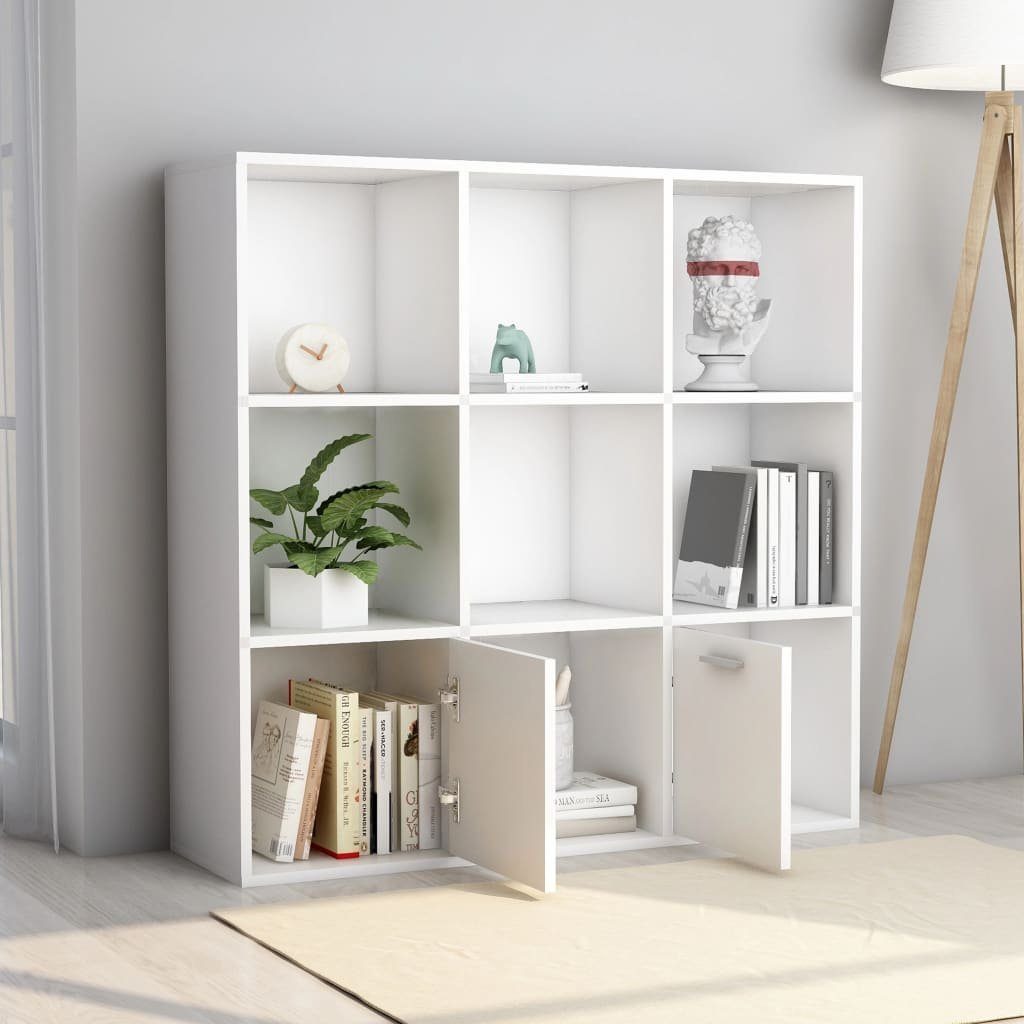 cm Bücherregal 98x30x98 Holzwerkstoff Weiß furnicato