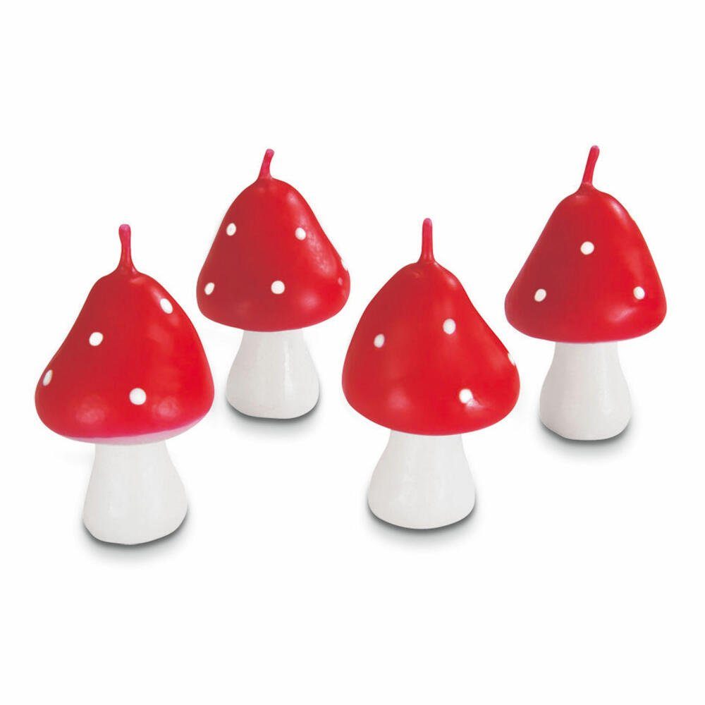 STÄDTER Formkerze Fliegenpilz Set 4-tlg. (Set)
