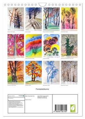 CALVENDO Wandkalender Fantasiebäume (Wandkalender 2025 DIN A4 hoch), CALVENDO Monatskalender