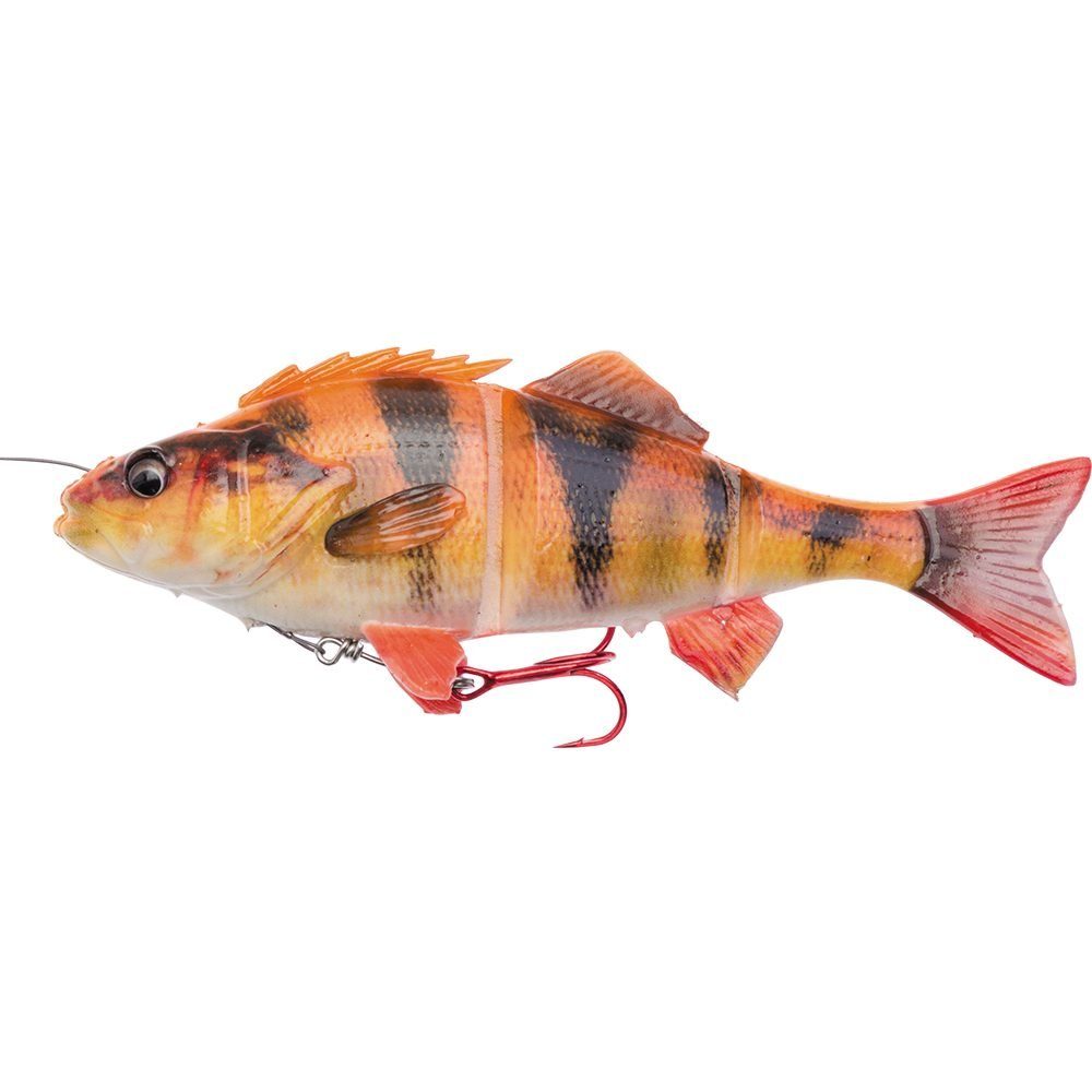 Savage Gear Kunstköder 4D Line Thru PERCH SHAD 23cm 145g SLOW SINK Barsch Gummifisch, mit Lockstoffkammer