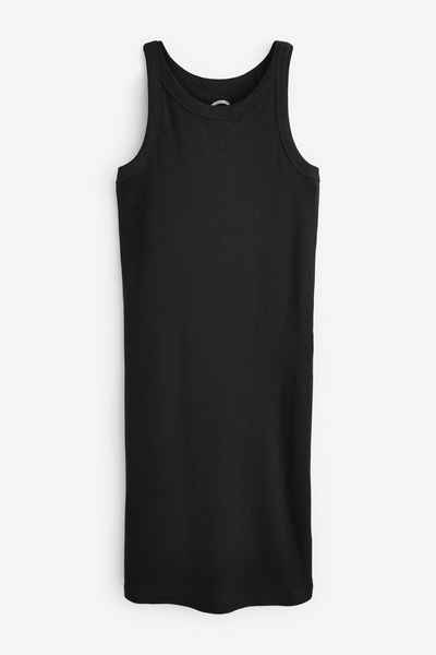 Next Jerseykleid Geripptes Kleid (1-tlg)