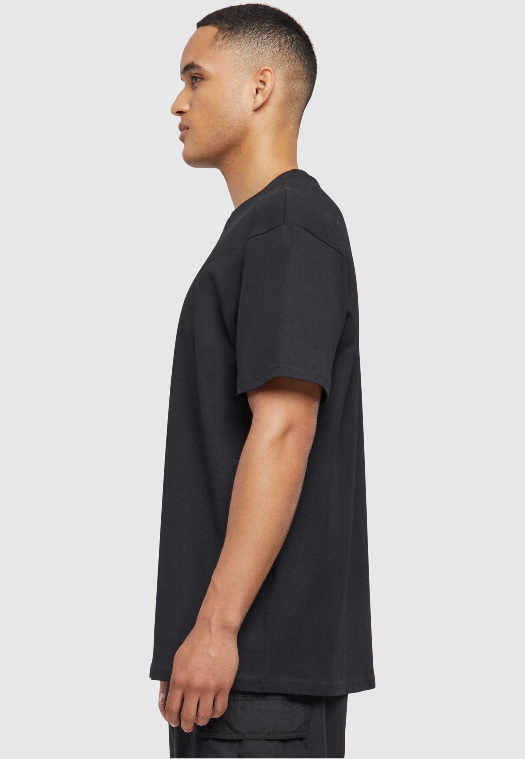 Love Oversized black (1-tlg) Merchcode Heavy Tee T-Shirt Herren