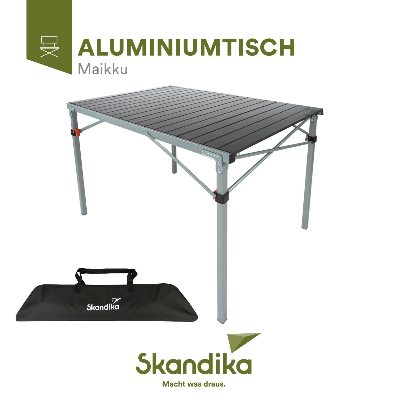 Skandika Campingtisch Aluminium Klapptisch Maikku, einrollbare günstig online kaufen