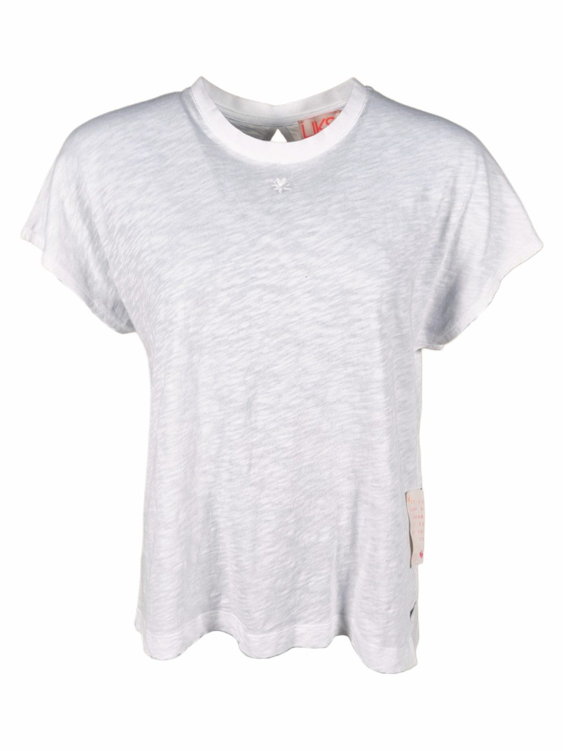 LIKS. Munich T-Shirt PhilippaC Rundhals mit Logostickerei