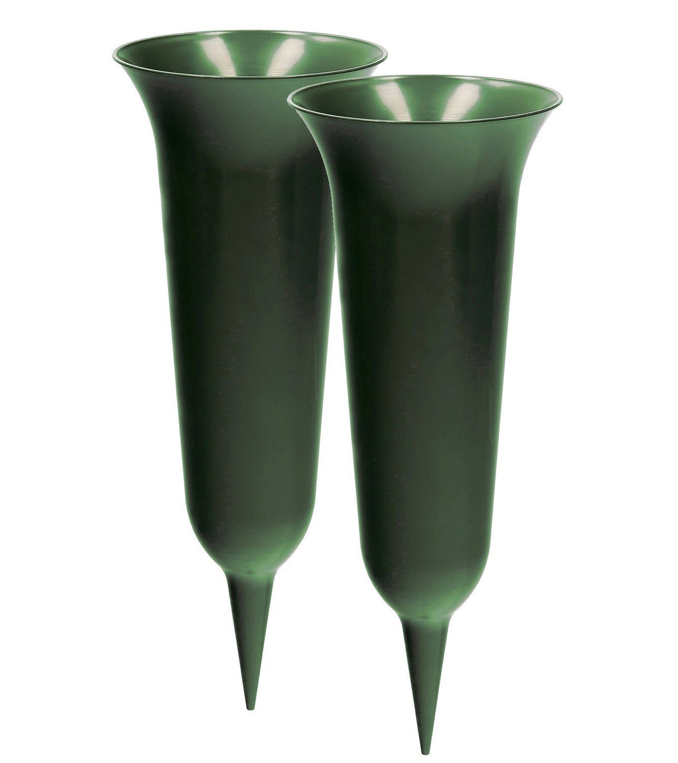St) grün Bodenvase VonBueren Erdspieß x (2 Grabvase 12 30 cm VonBueren mit