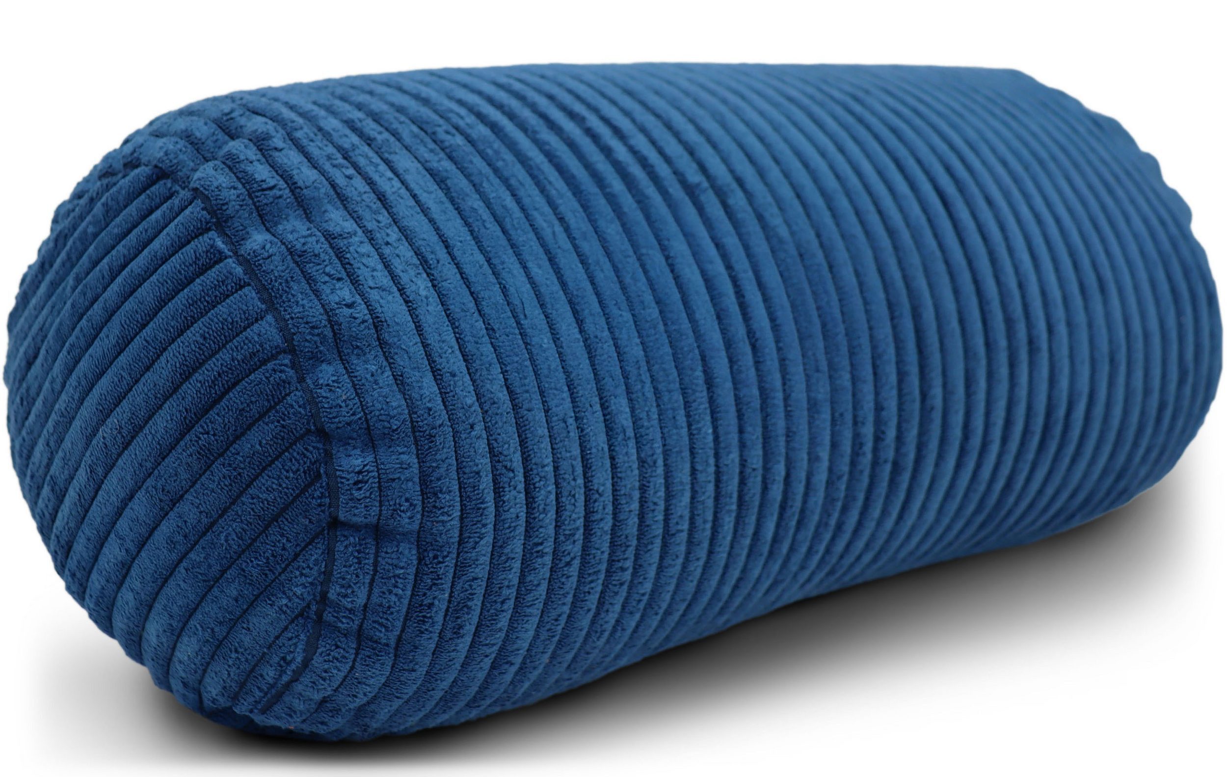 Amilian Nackenrolle mit Bezug 15 x 40 cm - Kissenrolle - mit Nackenrollenbezug - Bettrolle, Kopfstütze, Nackenstütze mit Bezug, ideal als Dekokissen, Sofakissen, Kissen, Kissenrolle, Lagerungskissen, Schlafkissen und für Reisen