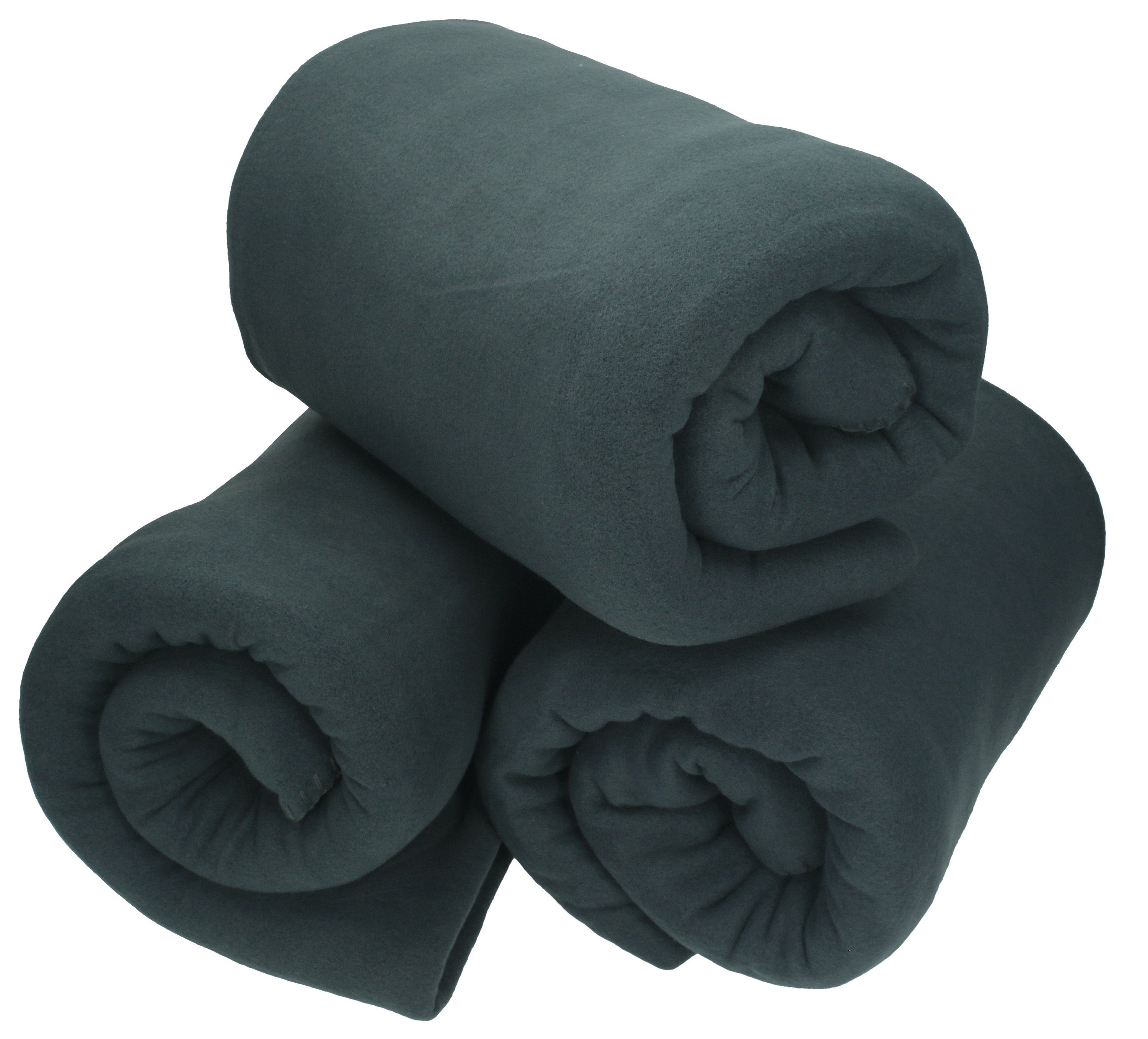 Wohndecke 3 Stück Fleecedecke Kuscheldecke Sofadecke Größe 130x170 cm, Betz, Qualität 180 g/m²