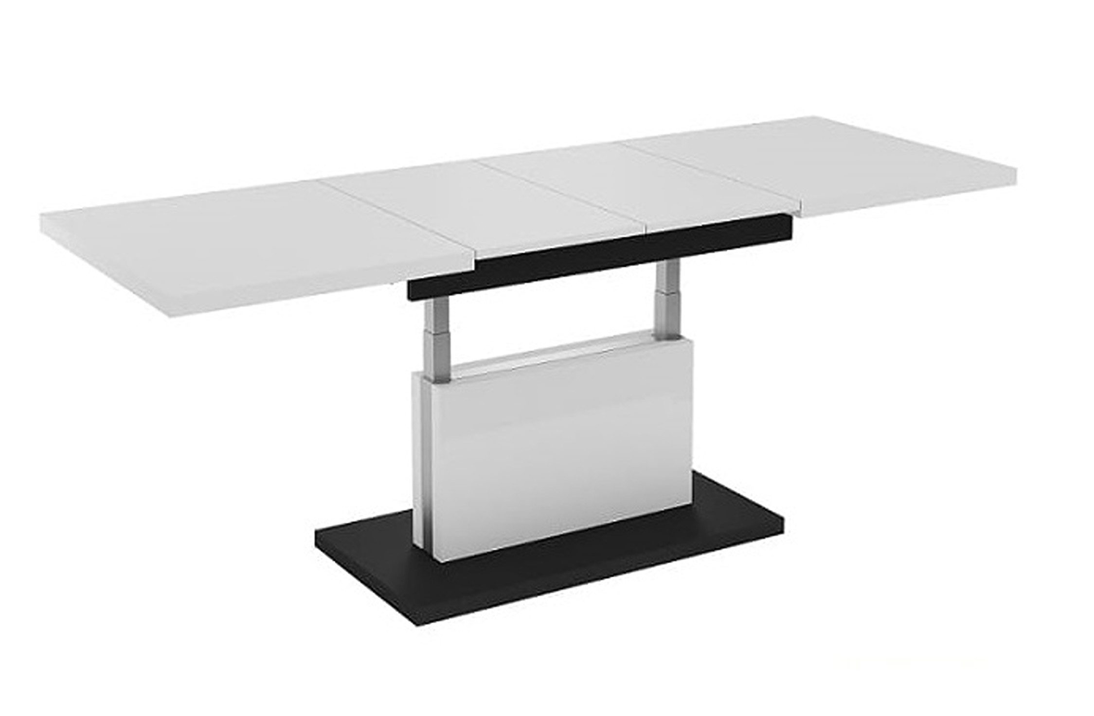 designimpex Couchtisch DA-888 höhenverstellbar ausziehbar 120/200 cm Esstisch Wohnzimmer, Funktionstisch, Wohnzimmertisch, Tisch, Esstisch, Sofatisch, Schublade