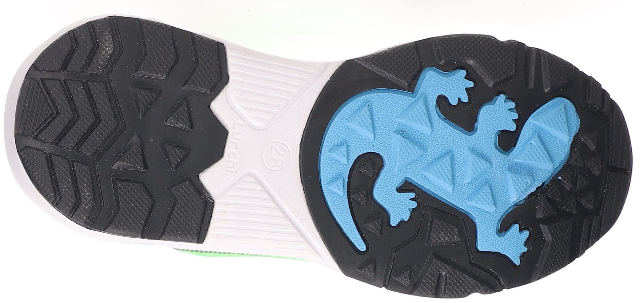 YK-ID by Lurchi Leuron-Tex TEX-Membrane mit normal Sneaker neongrün-blau WMS
