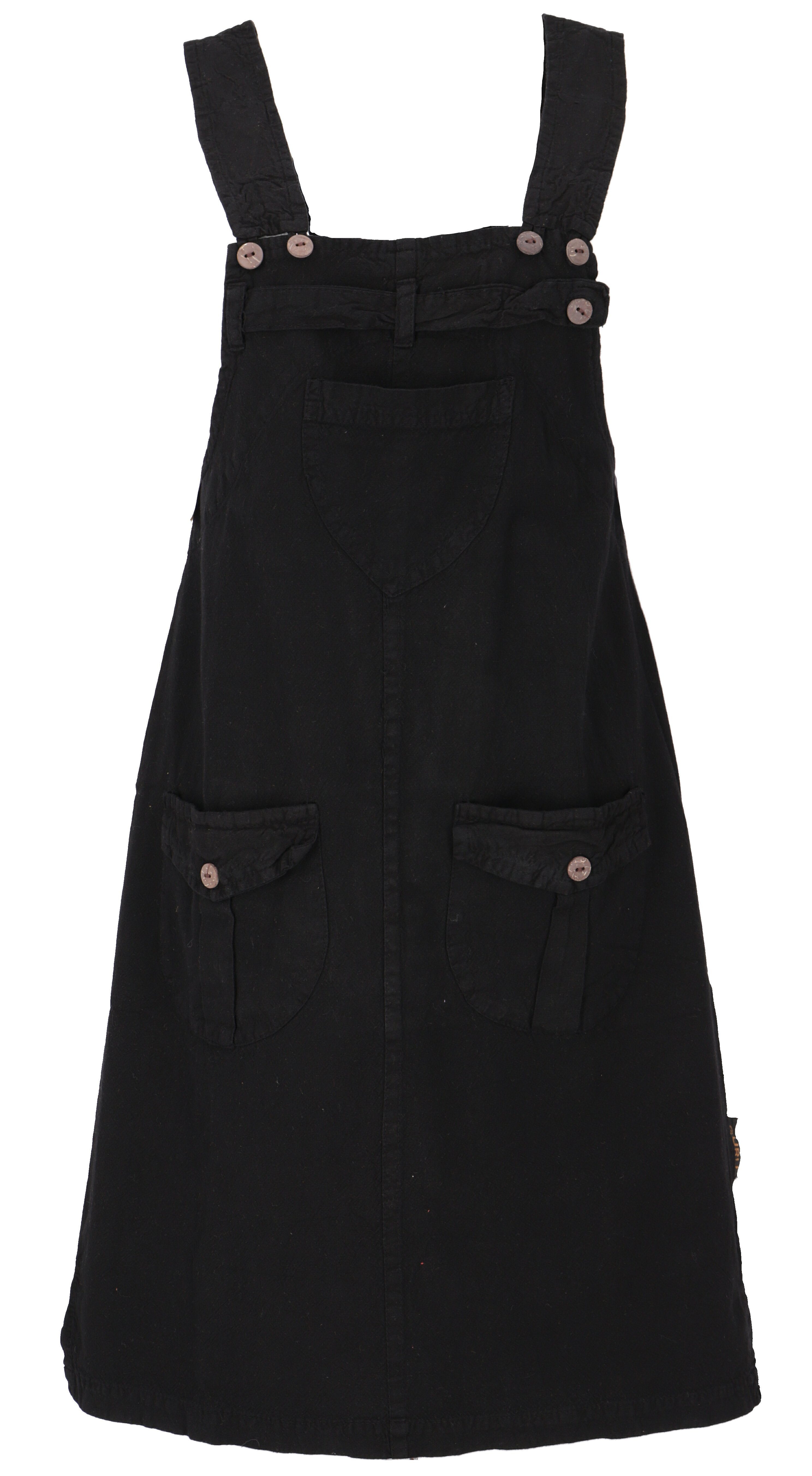 Guru-Shop Minirock Latzrock, Trägerkleid, Hippierock - günstig online kaufen