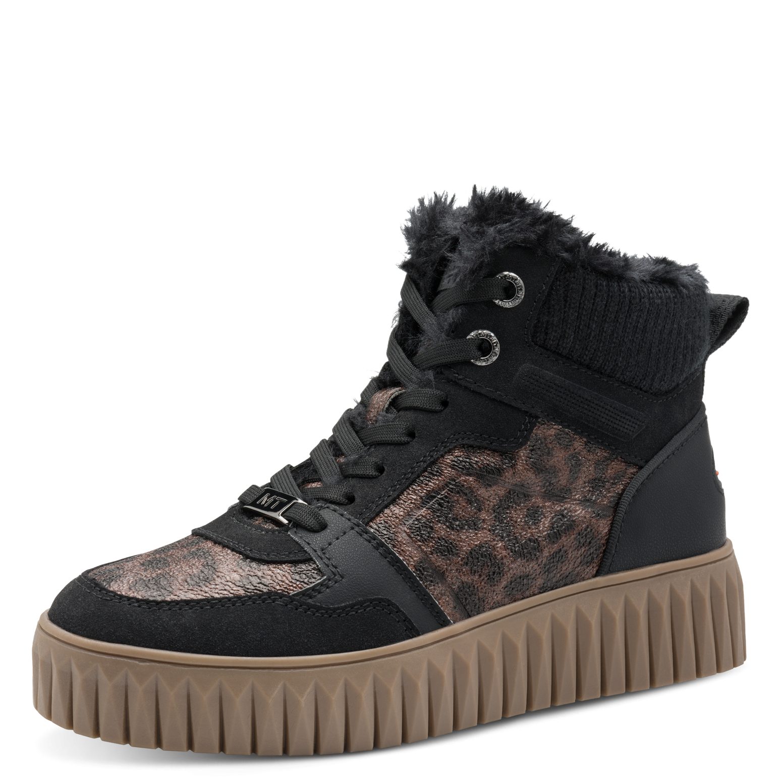 MARCO TOZZI Winterboots Plateau, Schnürboots, Schnürstiefelette, mit Kontrastbesätzen