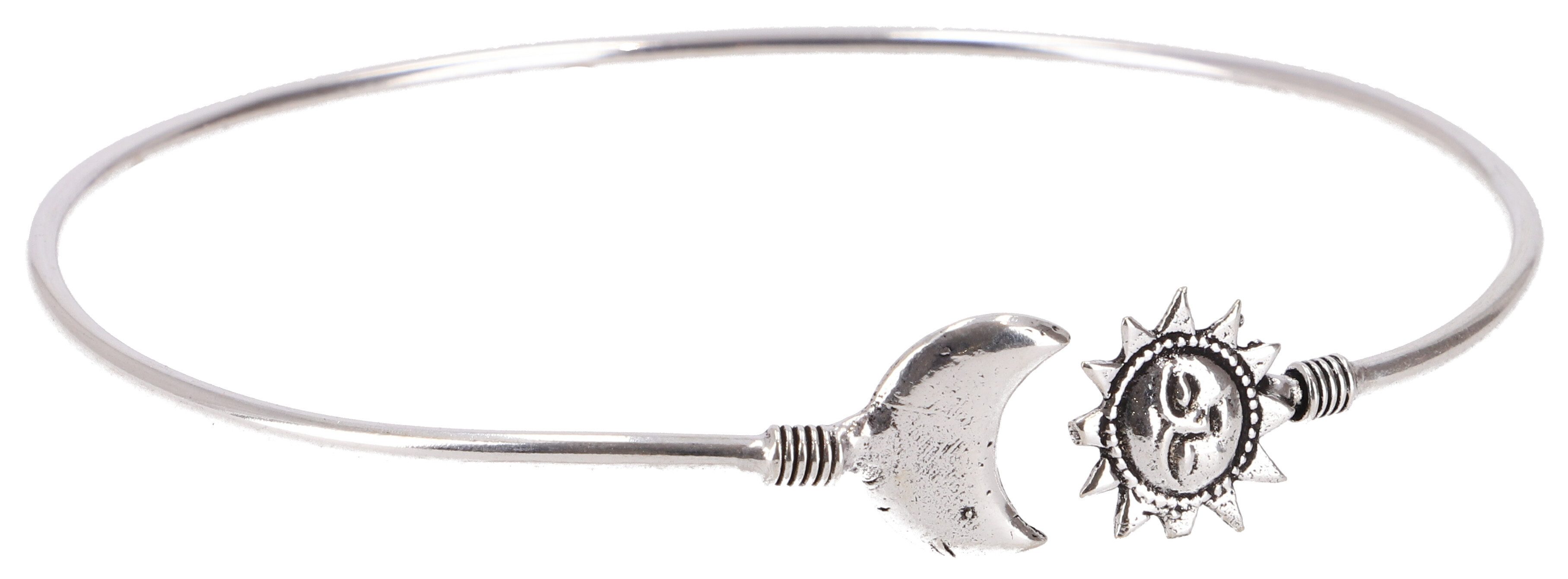 Guru-Shop Armreif Swirl, Arm Manschette, Oberarmband Messing,..