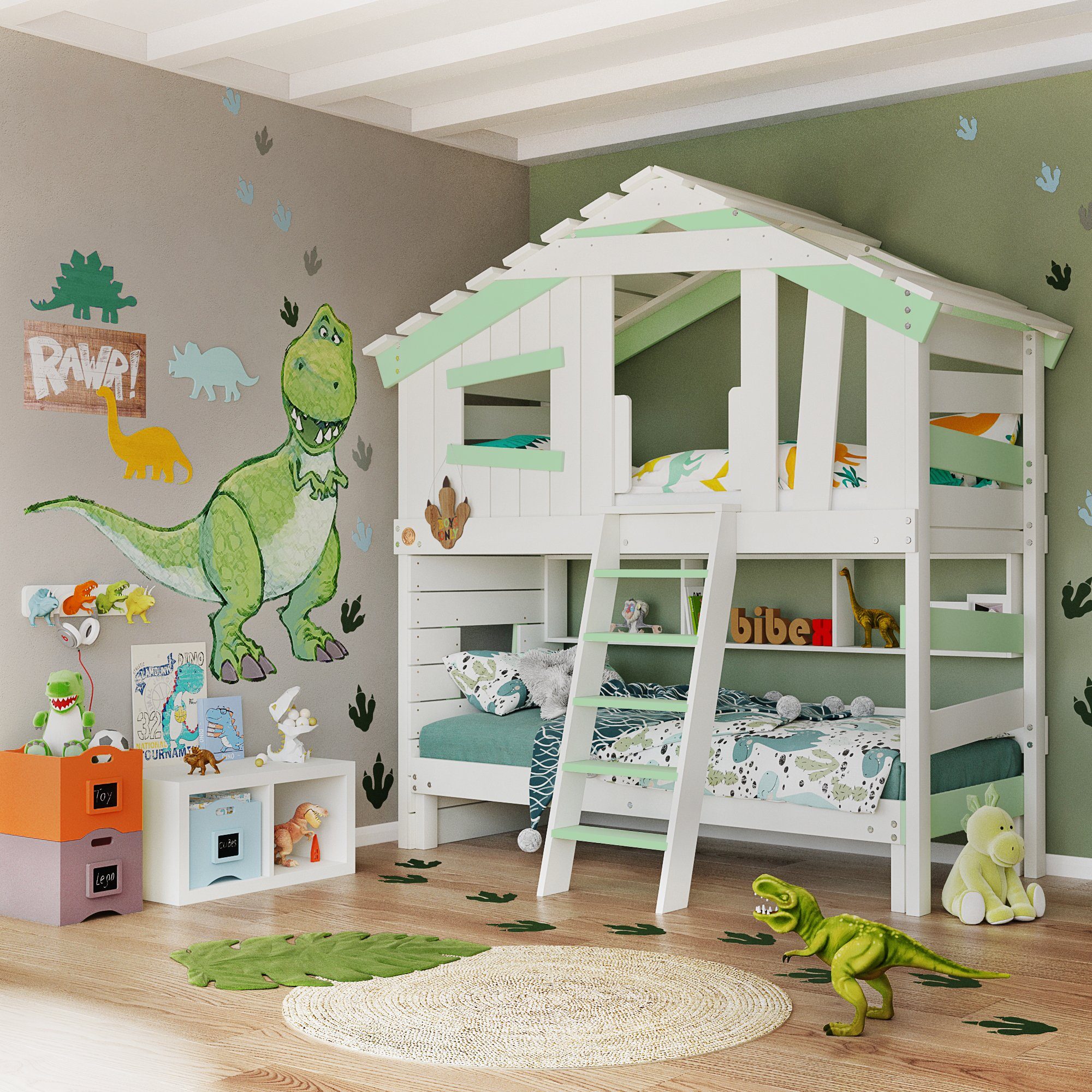 bibex Hochbett ALPIN CHALET Hochbett, Kinderbett, günstig online kaufen
