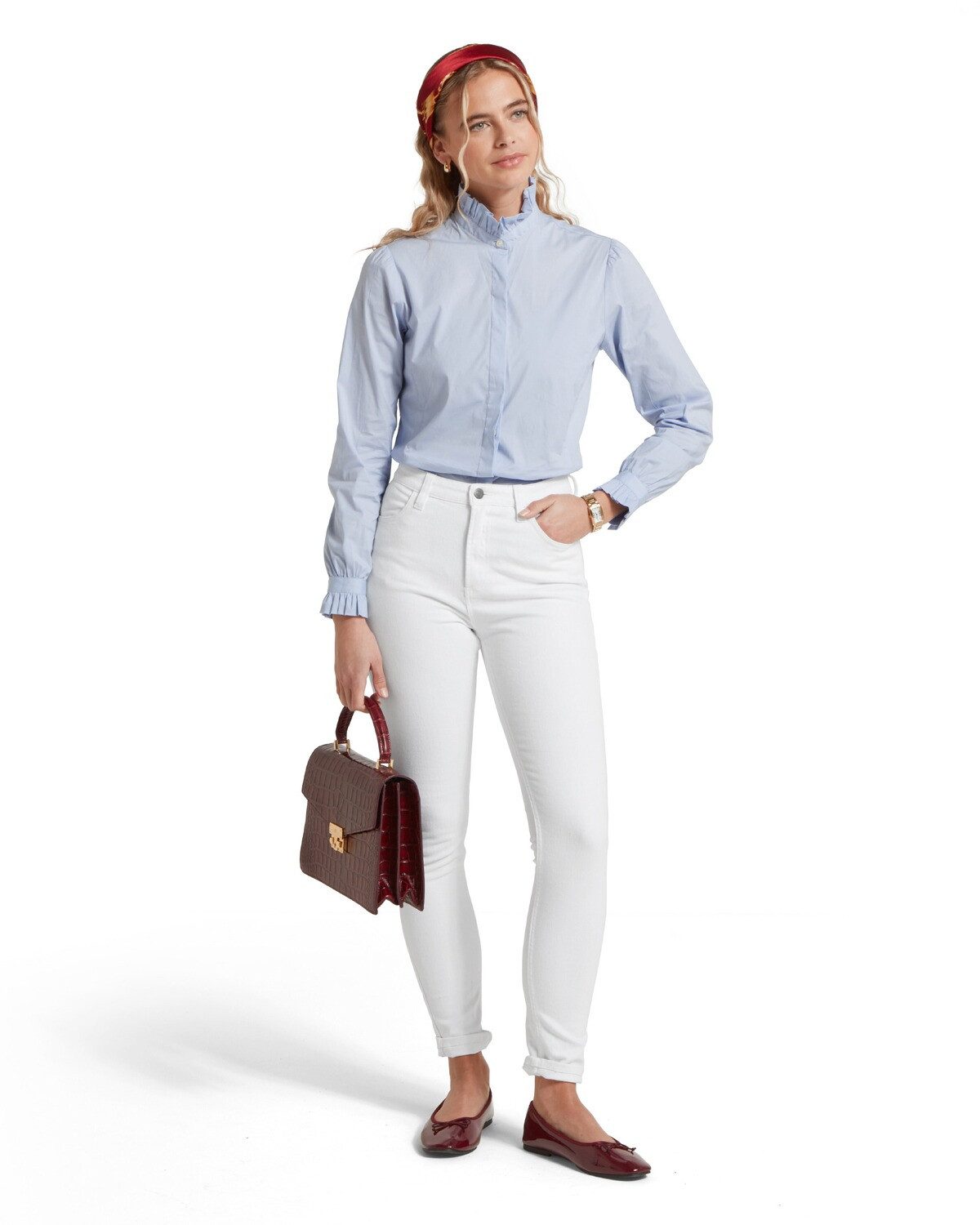 Schöffel Country Langarmbluse Rüschenbluse Fakenham günstig online kaufen