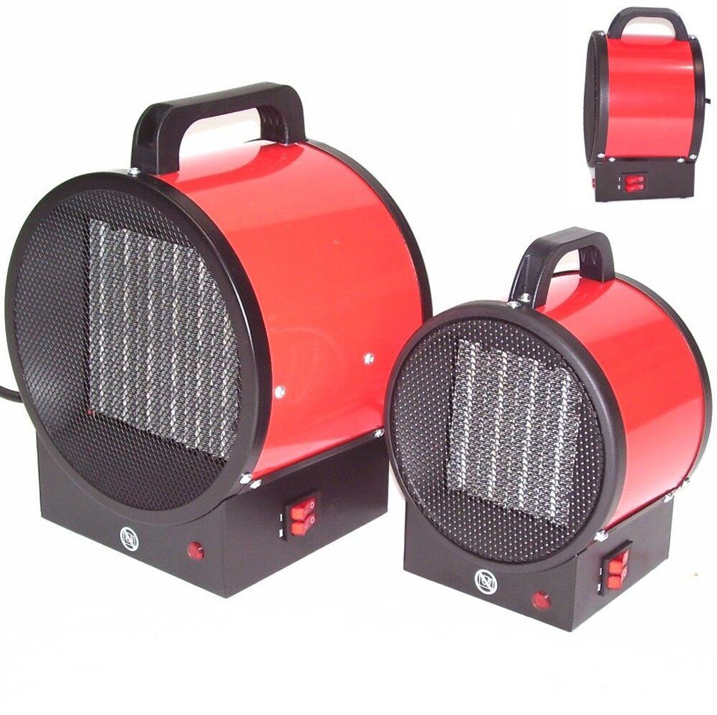 Apex Heizstrahler Heizlüfter Elektro Heizung Heizgerät Bad Heizer Heizkanone, 2000 W