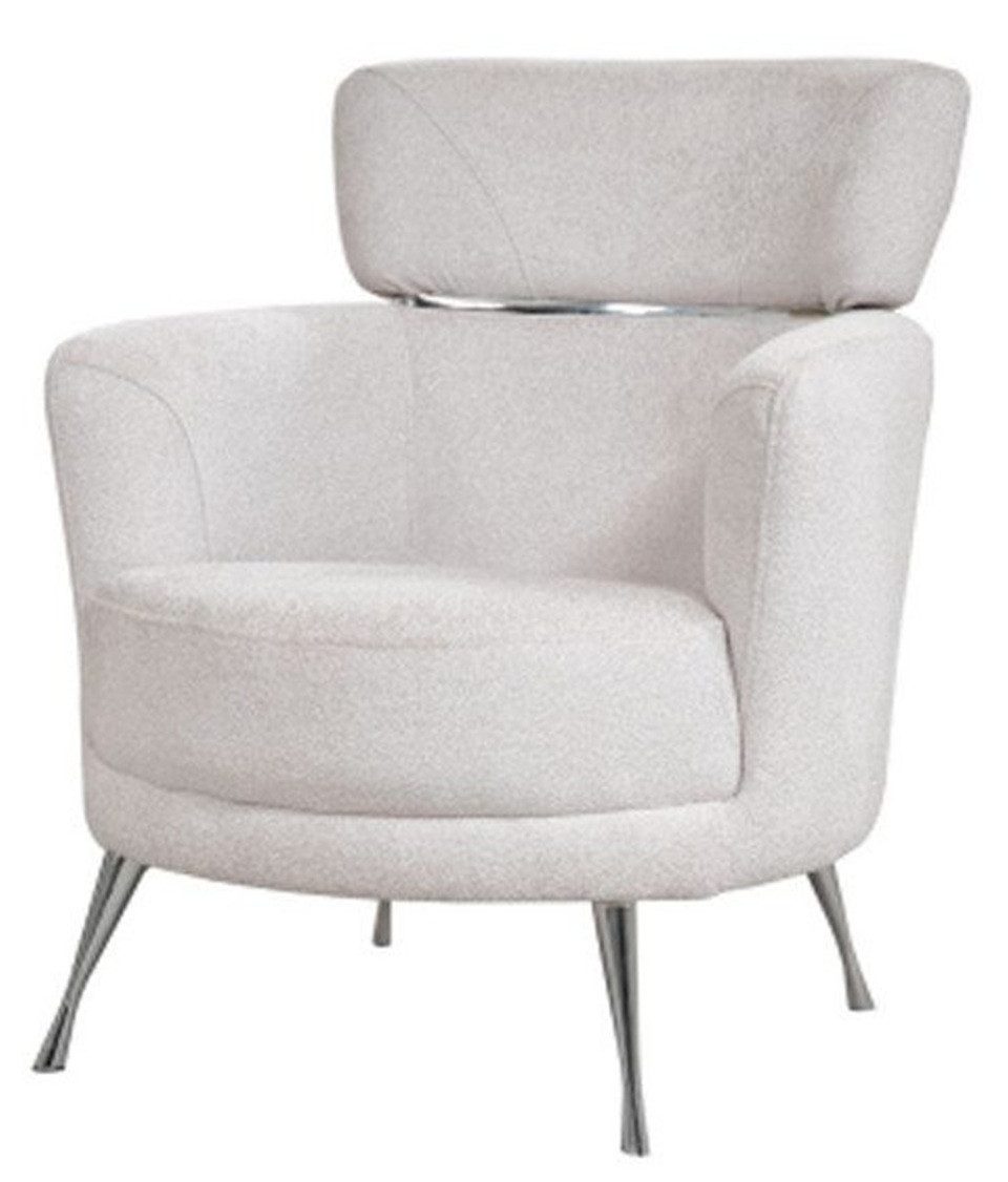 Loungesessel Designer Loungesessel aus hochwertigem Textil in modernem Design