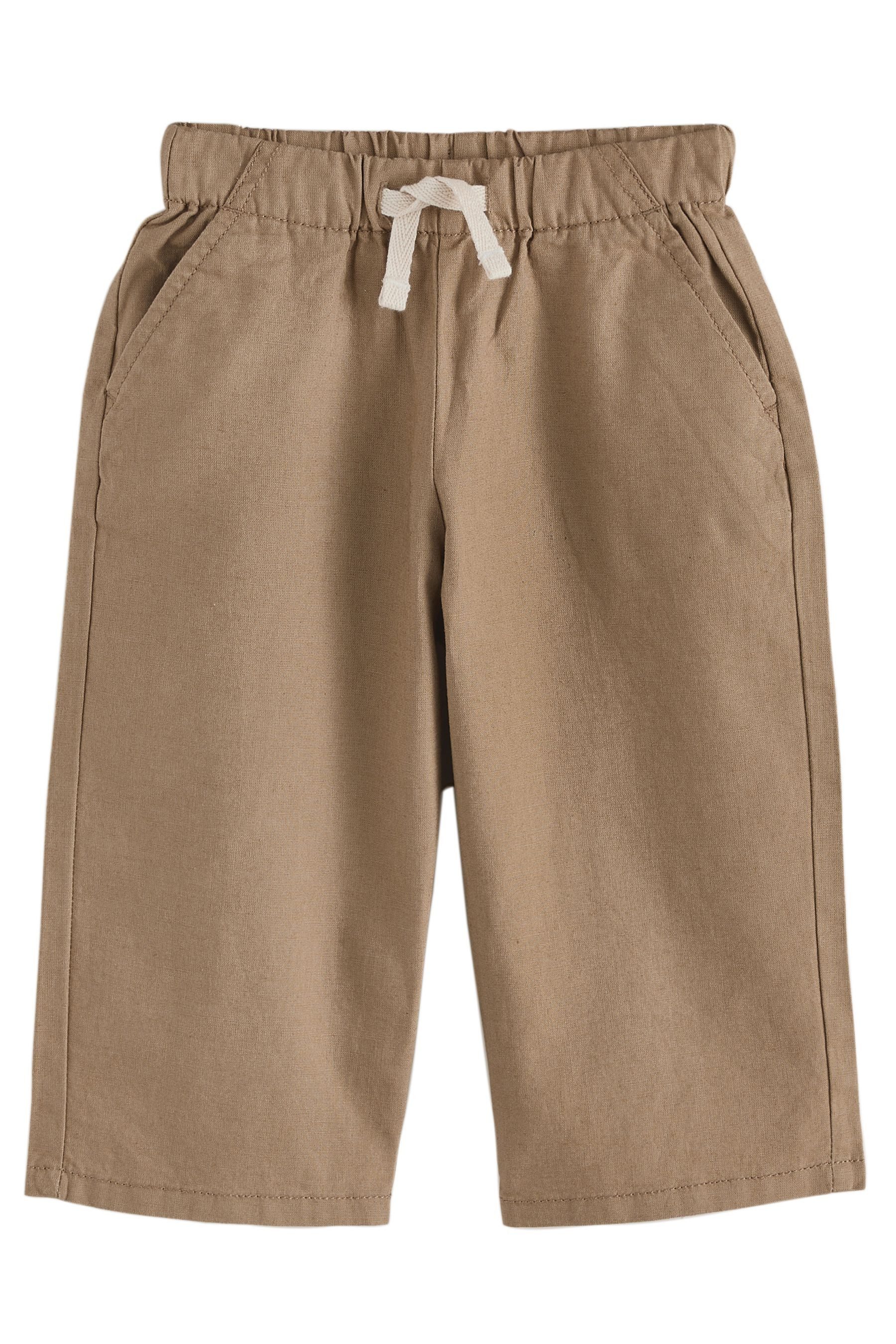 Next Schlupfhose Schlupf-Hose aus Leinenmischung, weite Passform (1-tlg)