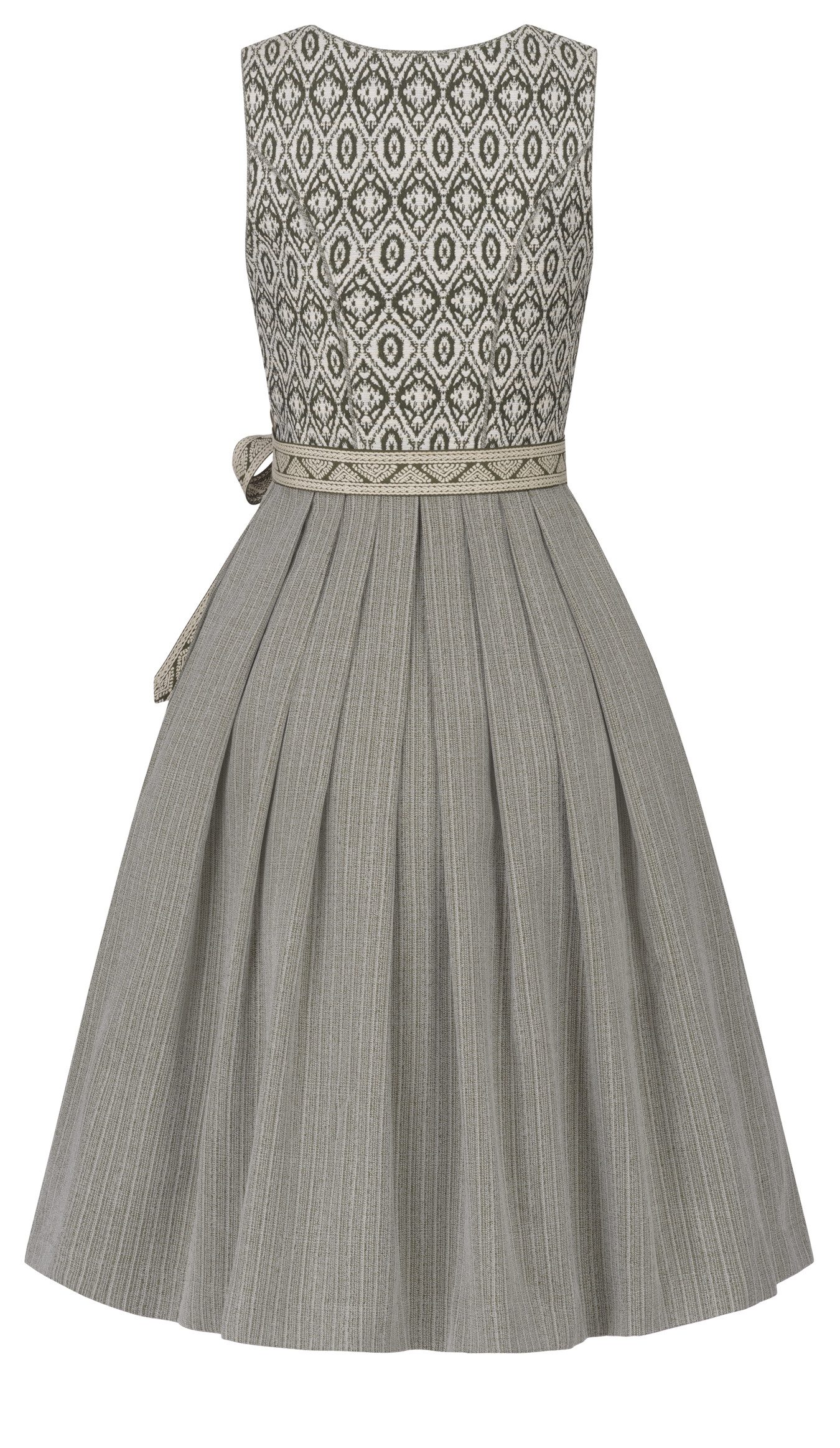 Nübler Dirndl Midi Dirndl Gudrun in Oliv von Nübler günstig online kaufen