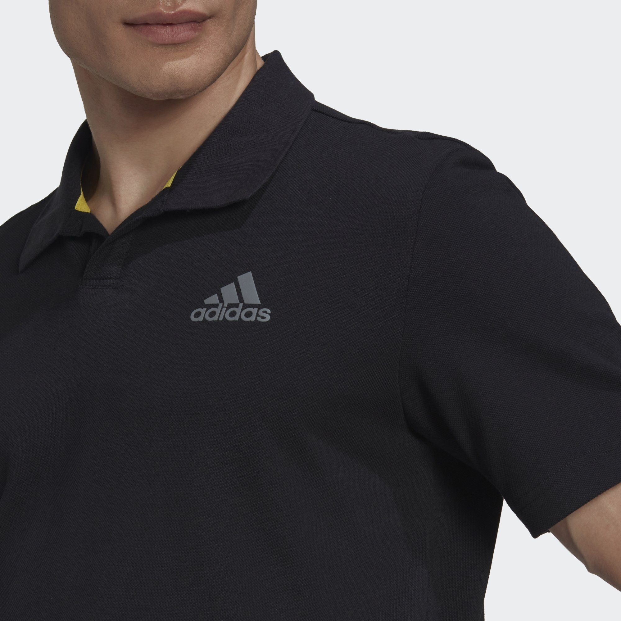 3-BAR Performance TENNIS CLUBHOUSE POLOSHIRT Black Poloshirt adidas
