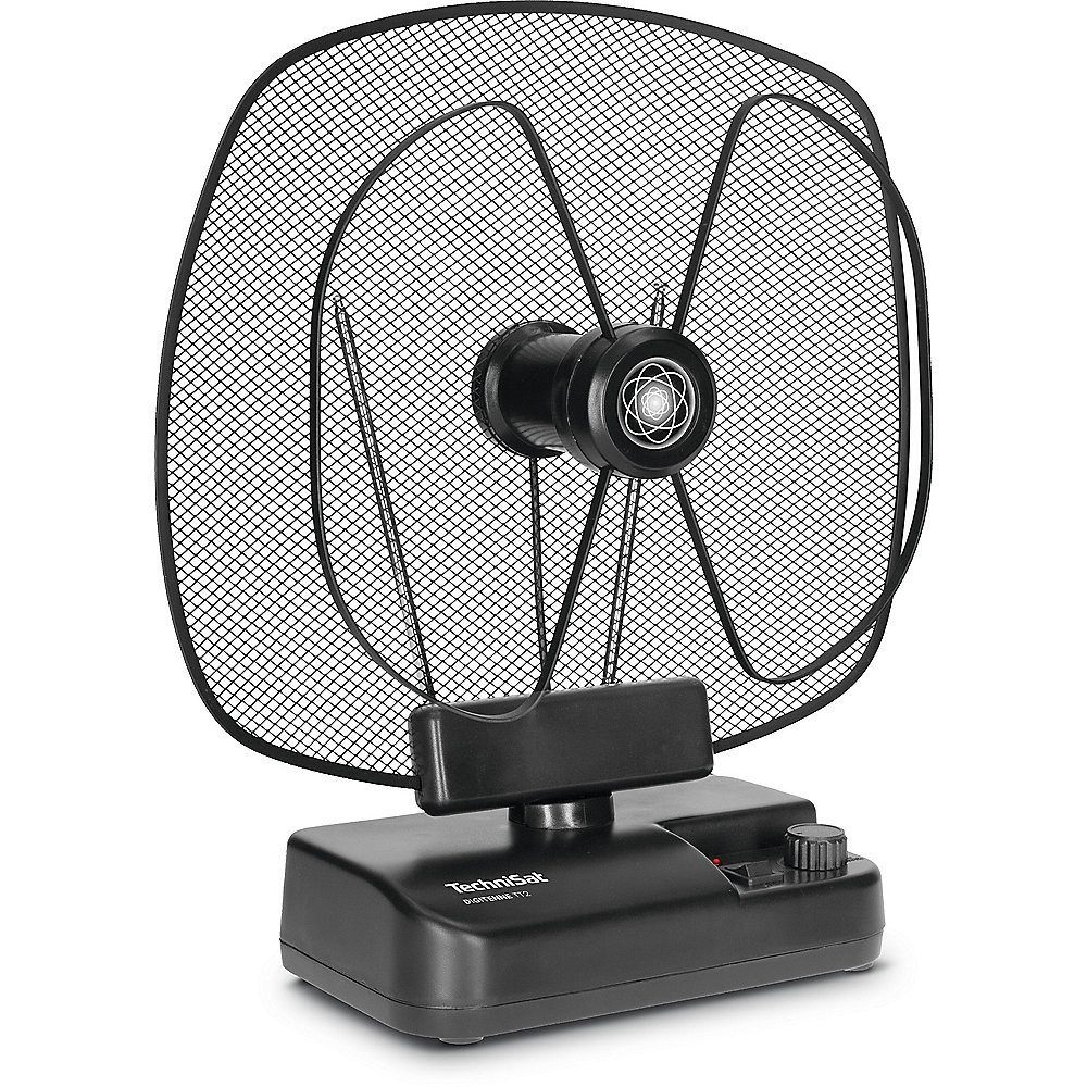 TechniSat Technisat DIGITENNE TT2 Zimmerantenne mit LTE-Filter. Innenantenne (VHF und UHF Empfang, DVB-T/DVB-T2 Empfang, UKW-Empfang), LTE-Filter integriert, Verstärkung bis zu 36 dB