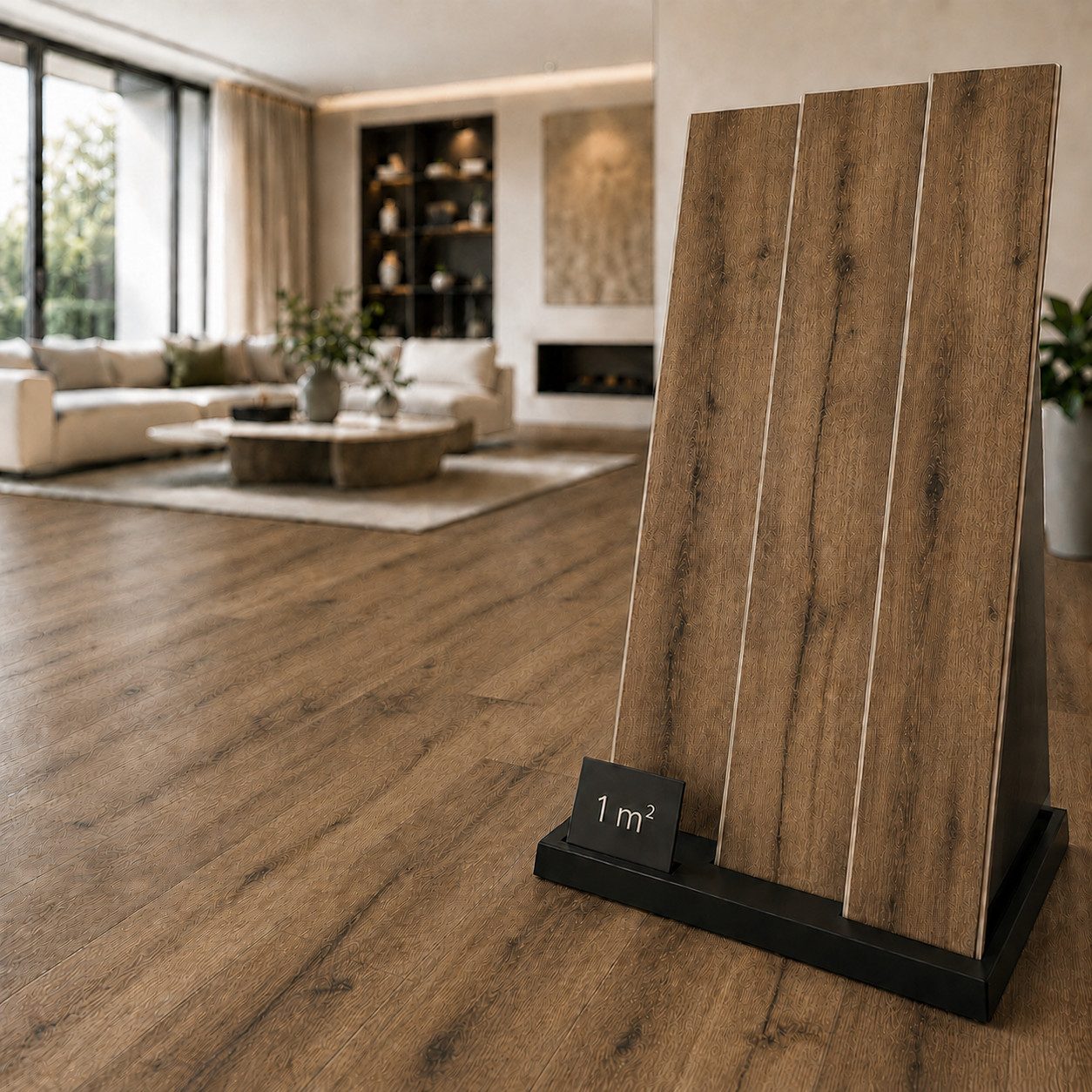 NoblesBox Vinyllaminat Klick Vinylboden SPC - Hartvinyl - 4+1mm Wasserfest - 1 mm Isolierung, Für Fußbodenheizung, Hochabriebfest & Klicksystem