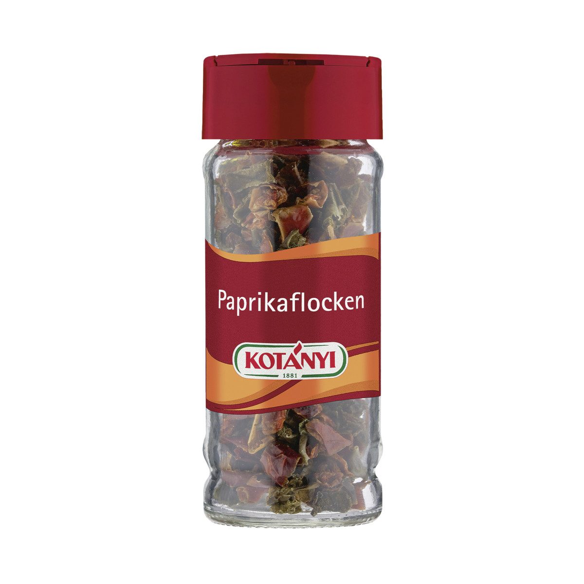 KOTANYI Gewürz, Kotanyi Paprikaflocken Paprika geschnitten getrocknet Packung 13g
