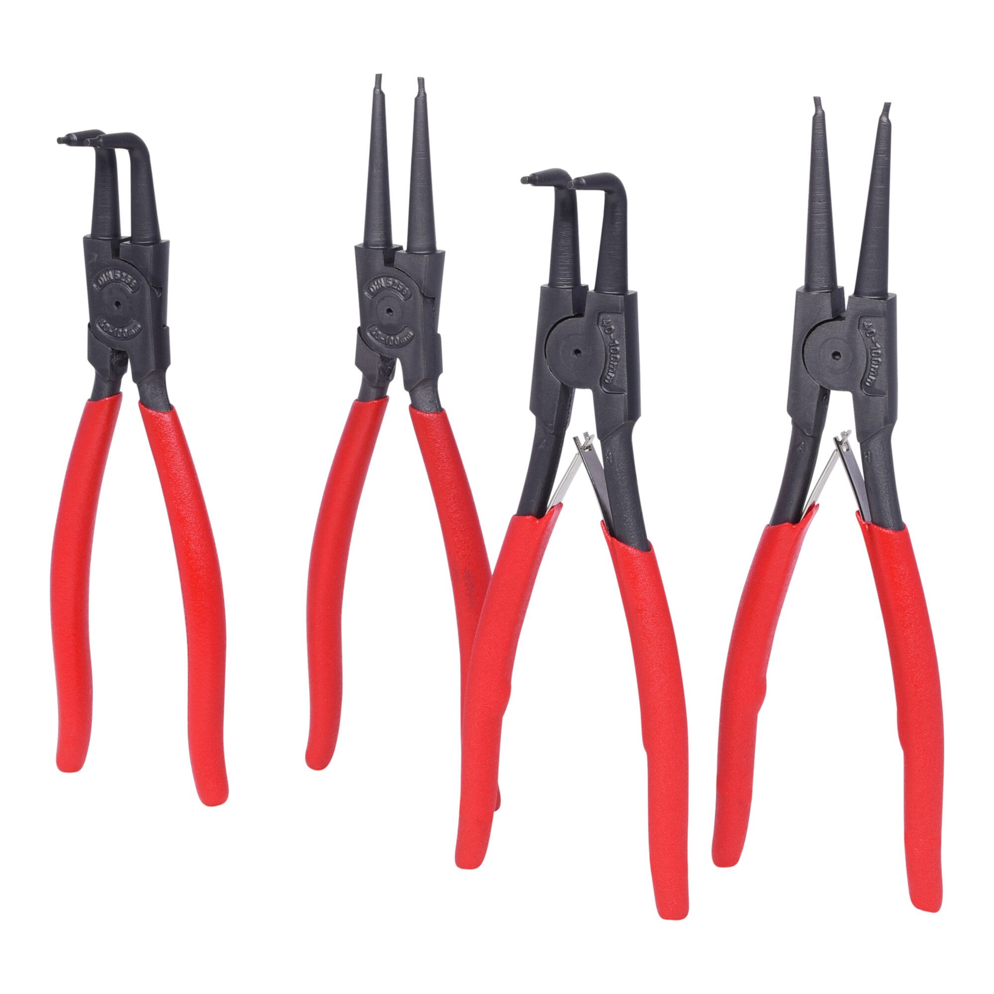 KS Tools Zangenset KS Tools Sicherungszangen-Satz, 40-100 mm, 4-teilig