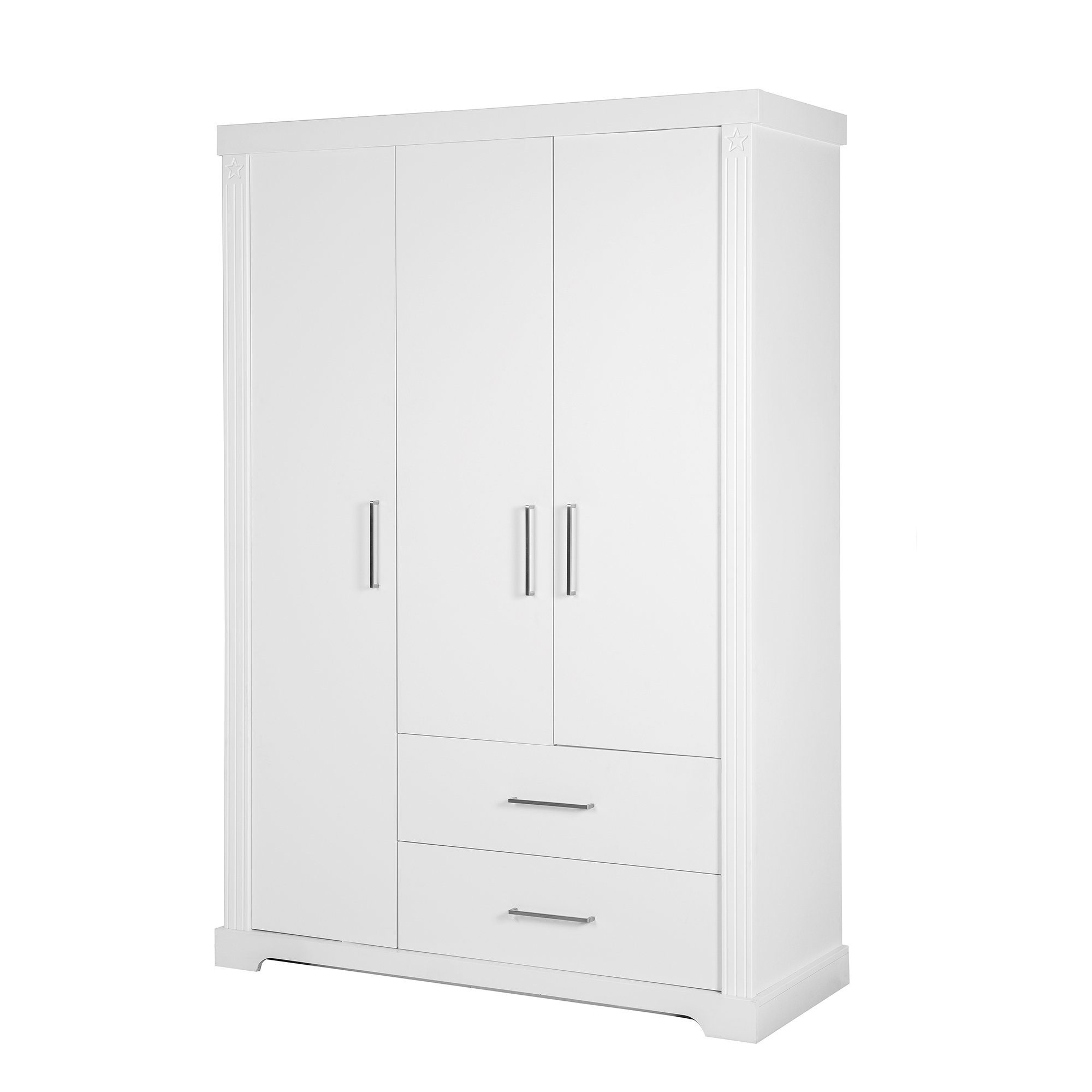 roba® Kleiderschrank Maxi 3-türiger Drehtürenschrank aus Holz- Soft Close T günstig online kaufen